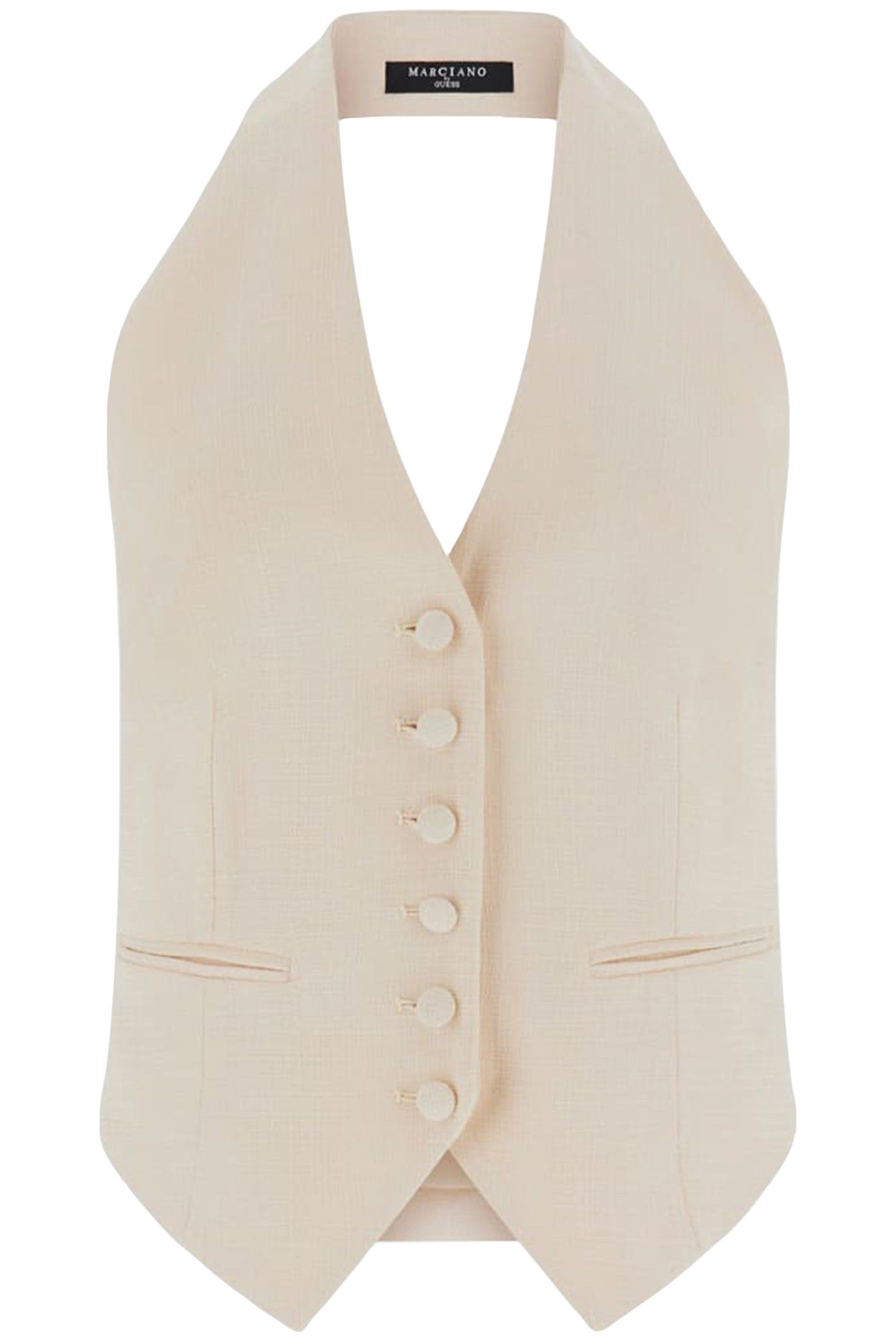 MARCIANO BY GUESS DANIELLE VEST EGGSHELL ECRU 3