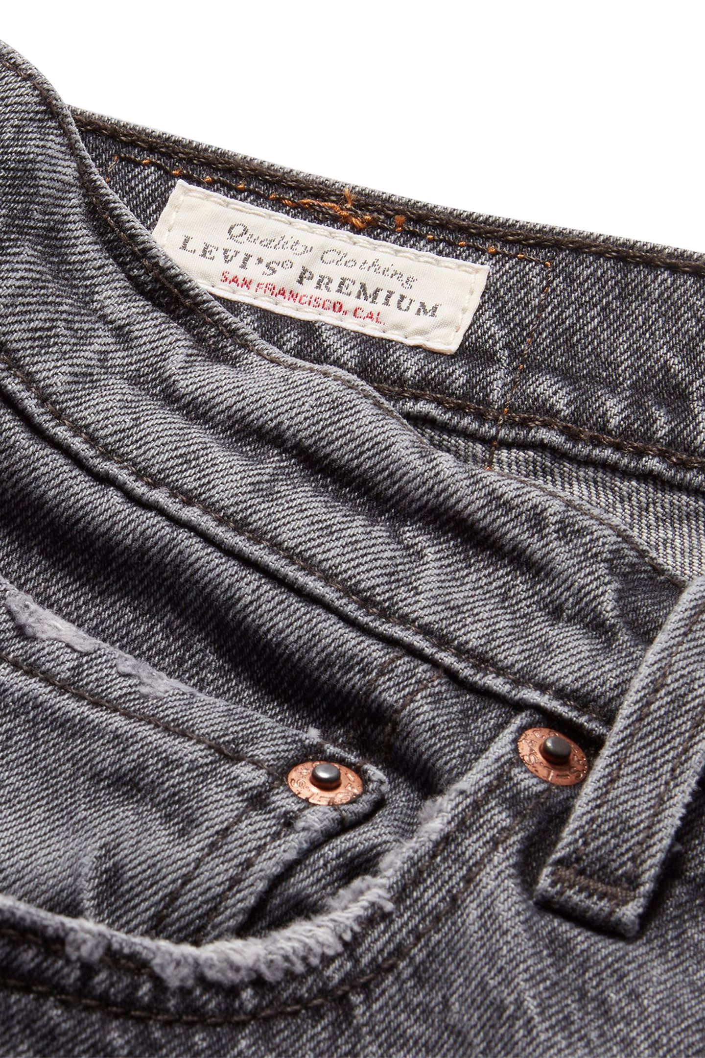 501 JEANS FOR WOMEN BLACK WORN IN 8