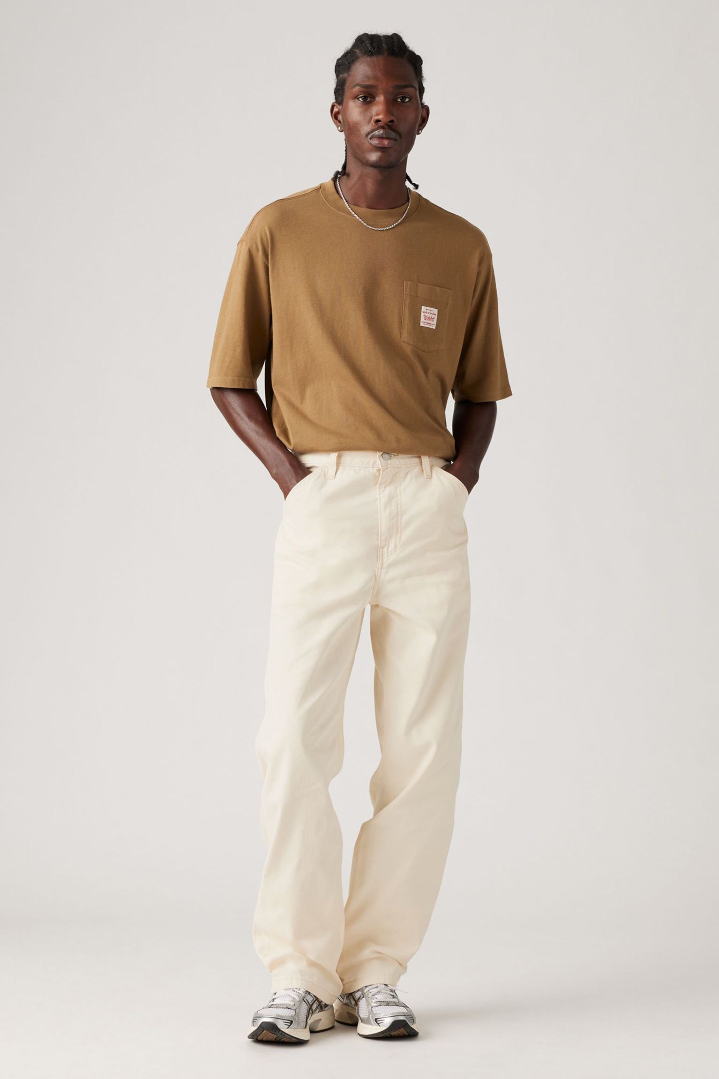 568 LOOSE STRT CARPENTER UNDYED ECRU 2