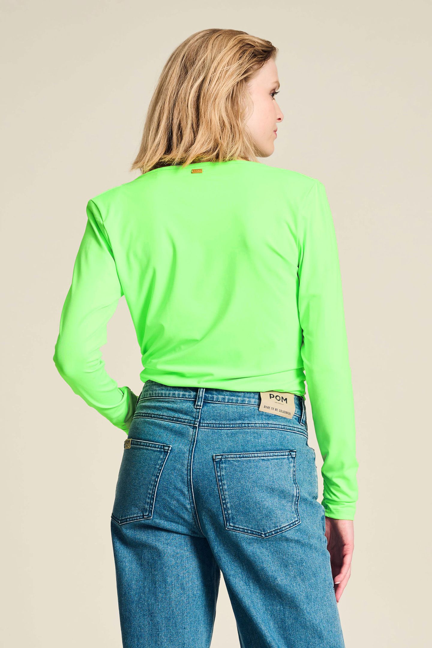 TOP - WATERFALL VIBRANT GREEN 2