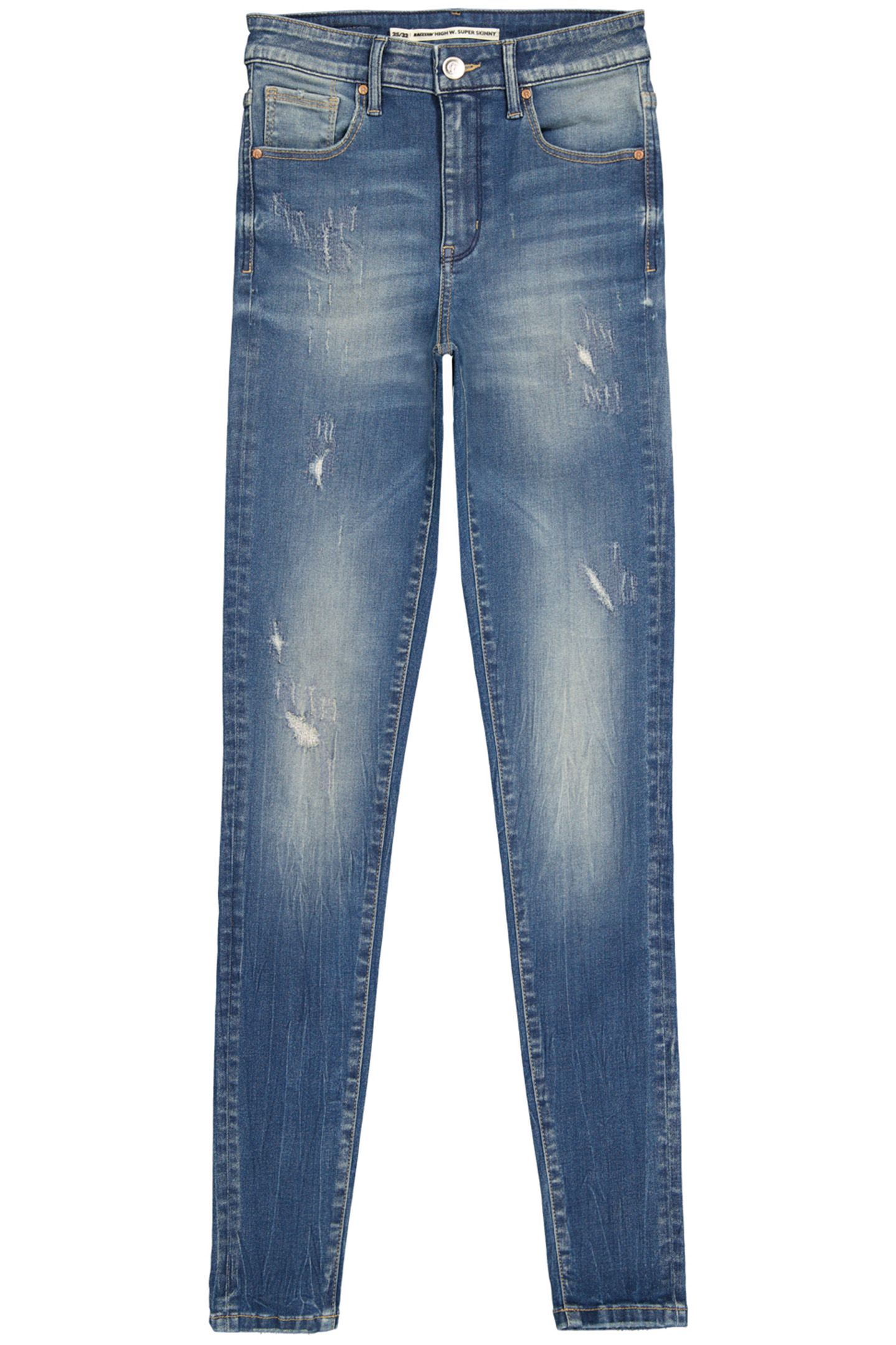 BLOSSOM CRAFTED JEANS MID BLUE STONE 4
