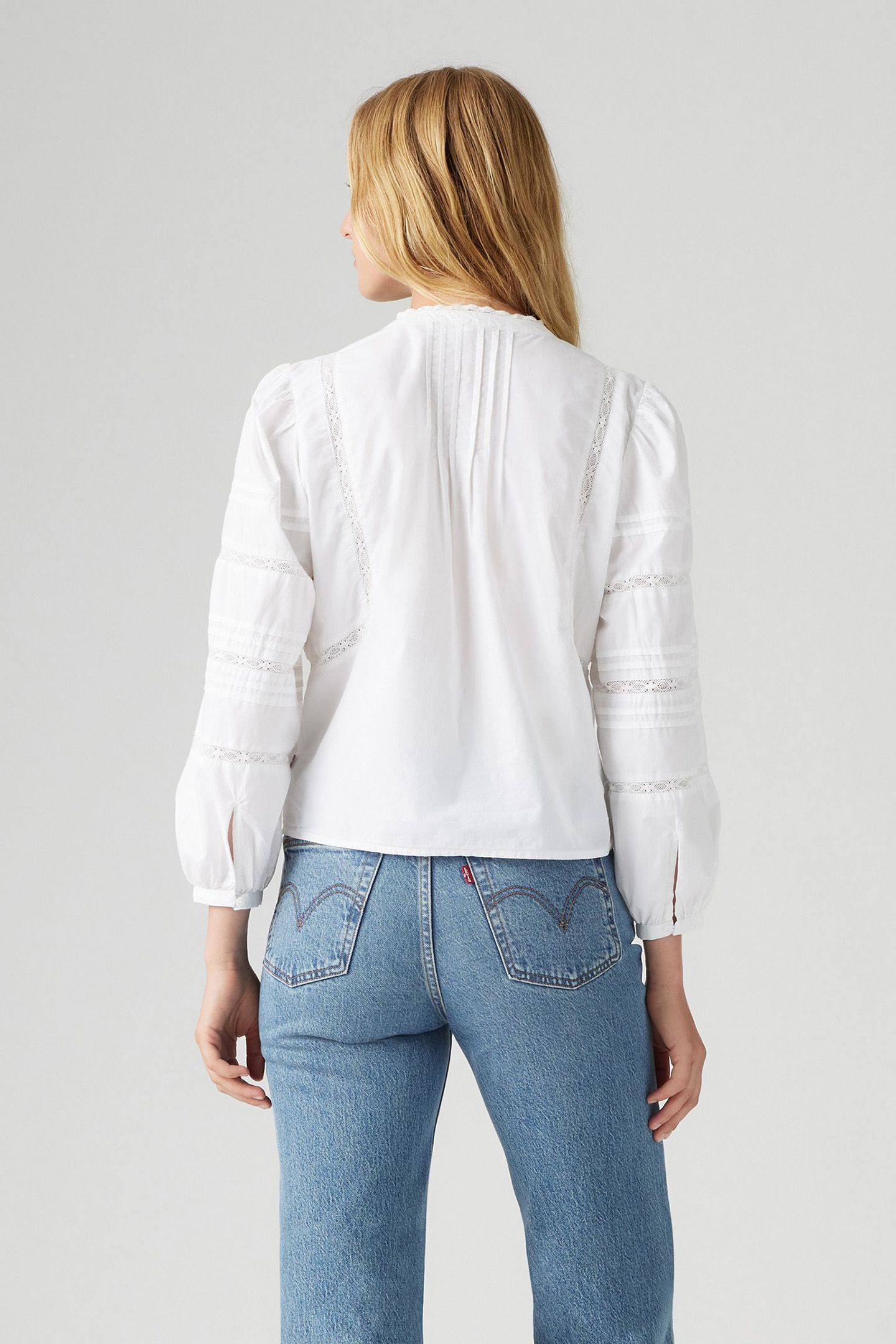 MANDY LS BLOUSE BRIGHT WHITE 2
