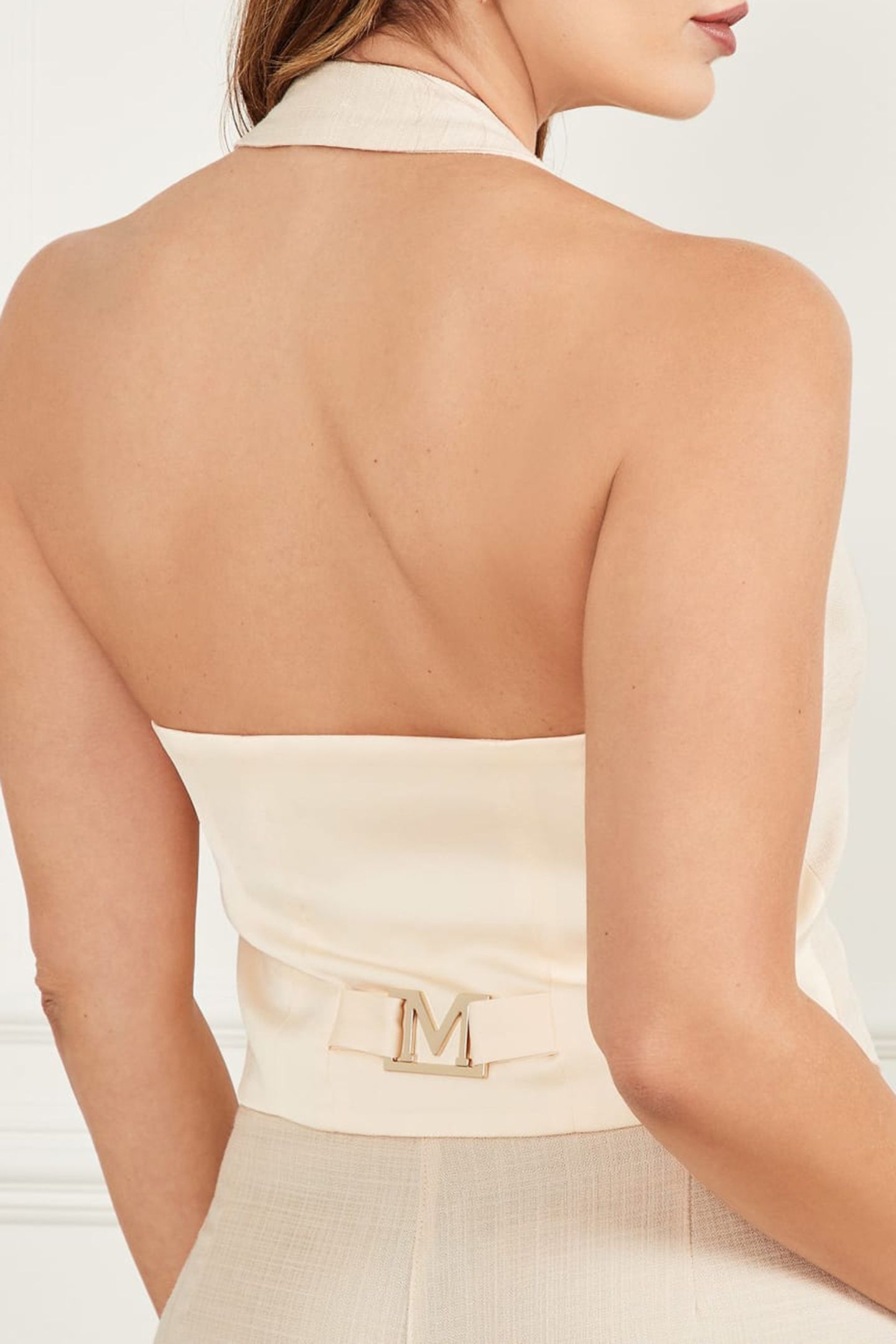 MARCIANO BY GUESS DANIELLE VEST EGGSHELL ECRU 4