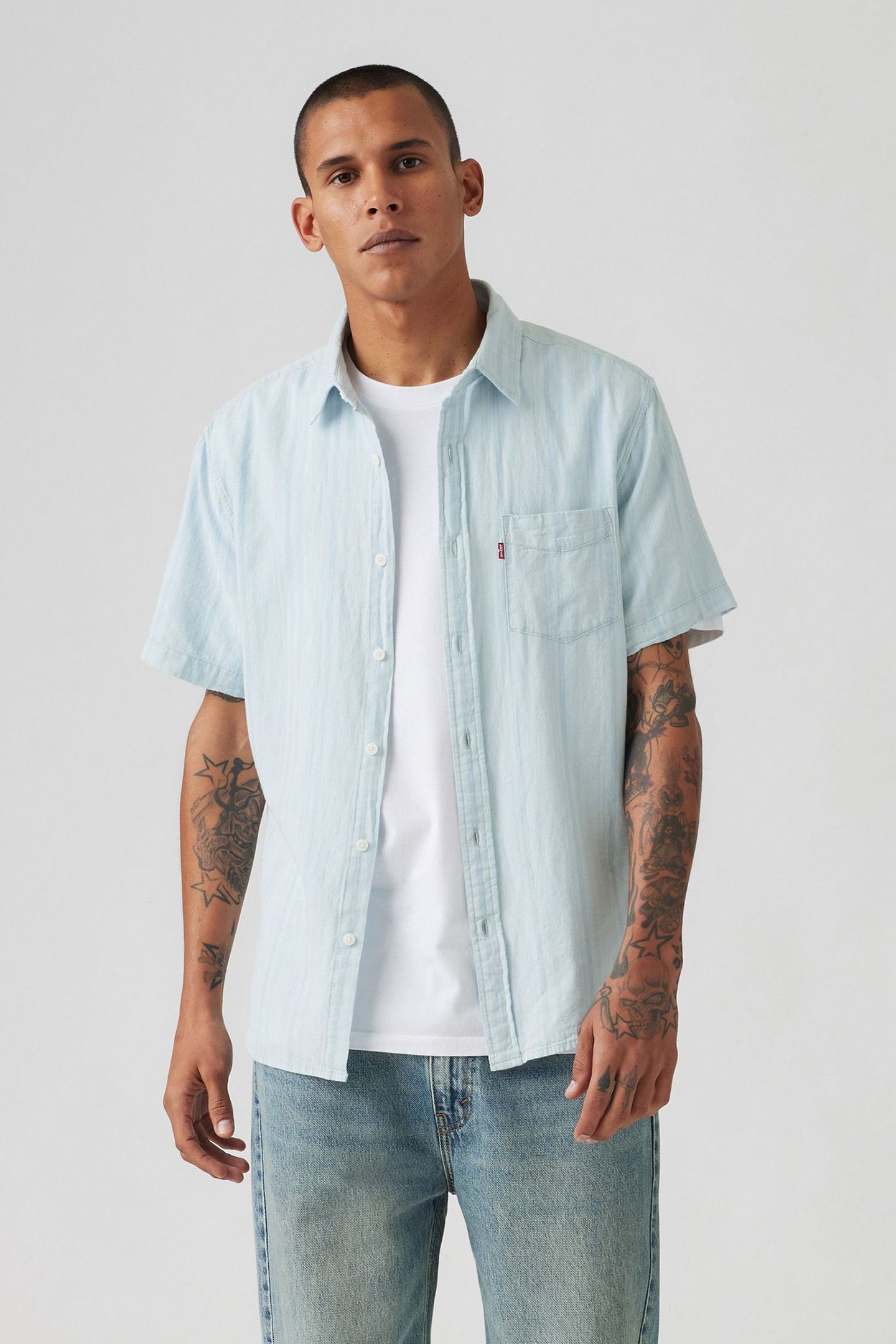SS CLASSIC 1 PKT STANDRD EDDIE STRIPE 1
