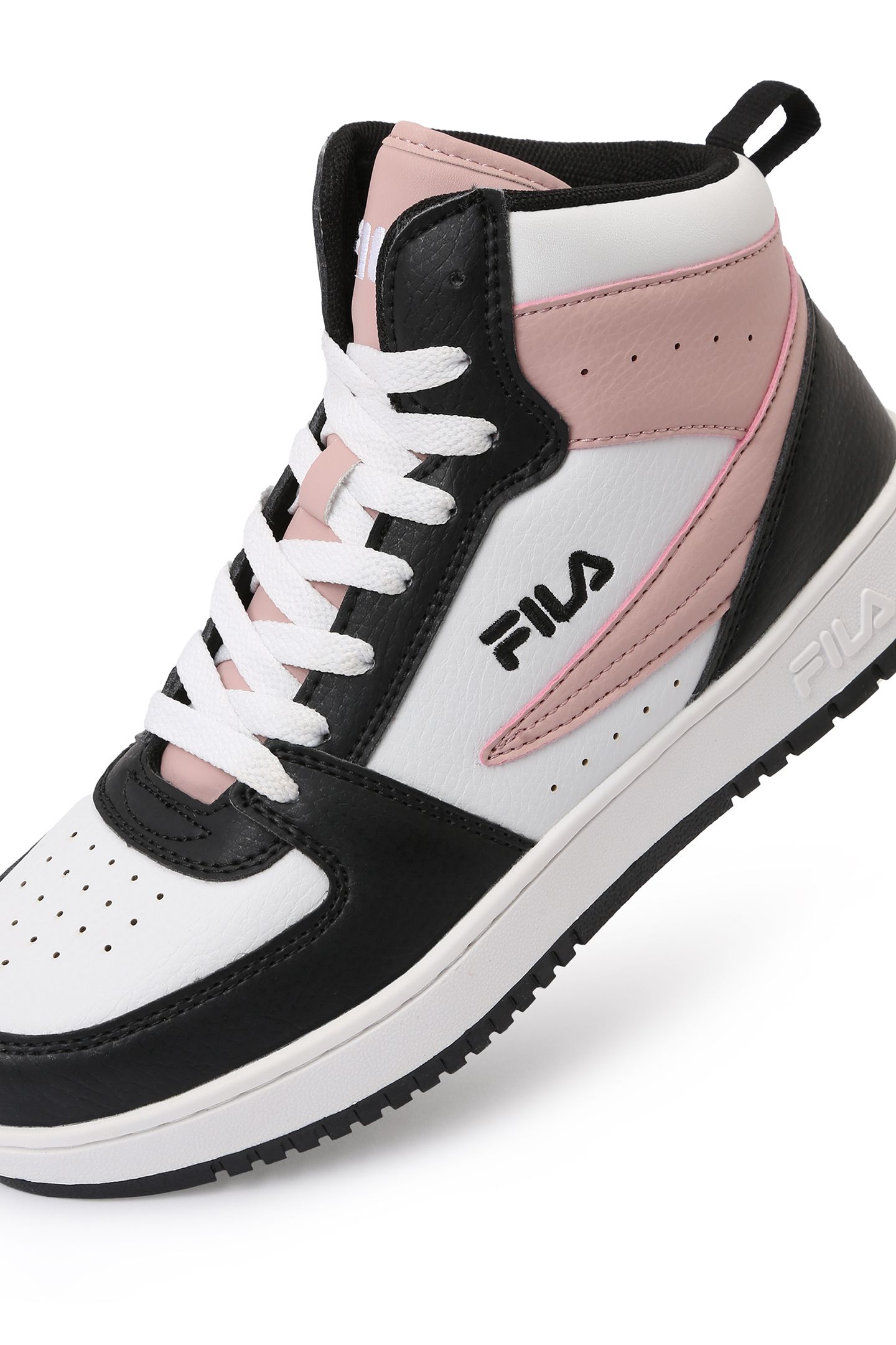 LEVANTO MID TEENS UNISEX WHITE-BLACK-PALE MAUVE 6
