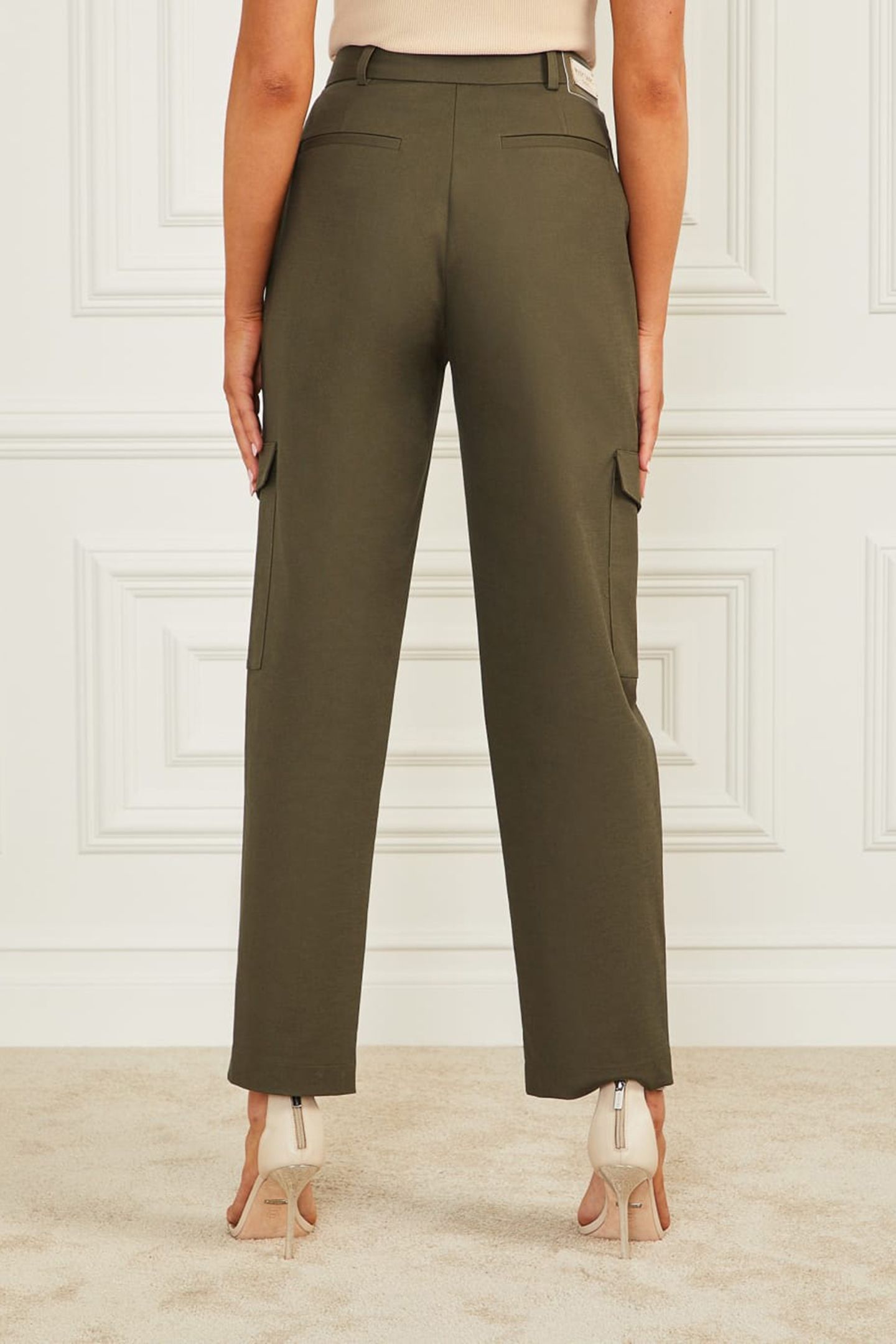 MARCIANO BY GUESS ALICE CARGO PANT OLIVE MORNING 2