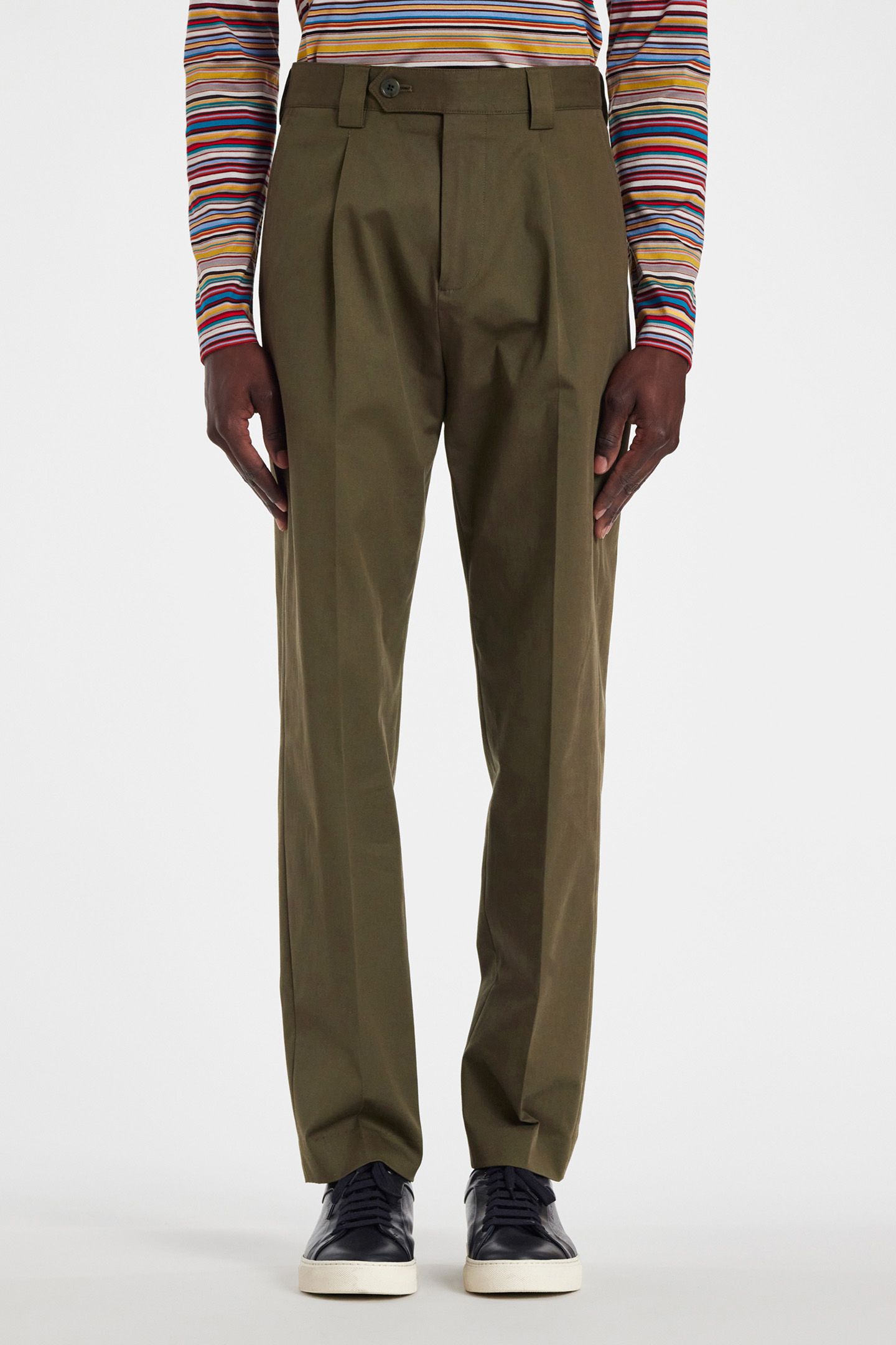 TROUSER VERY DARK GREEN 1