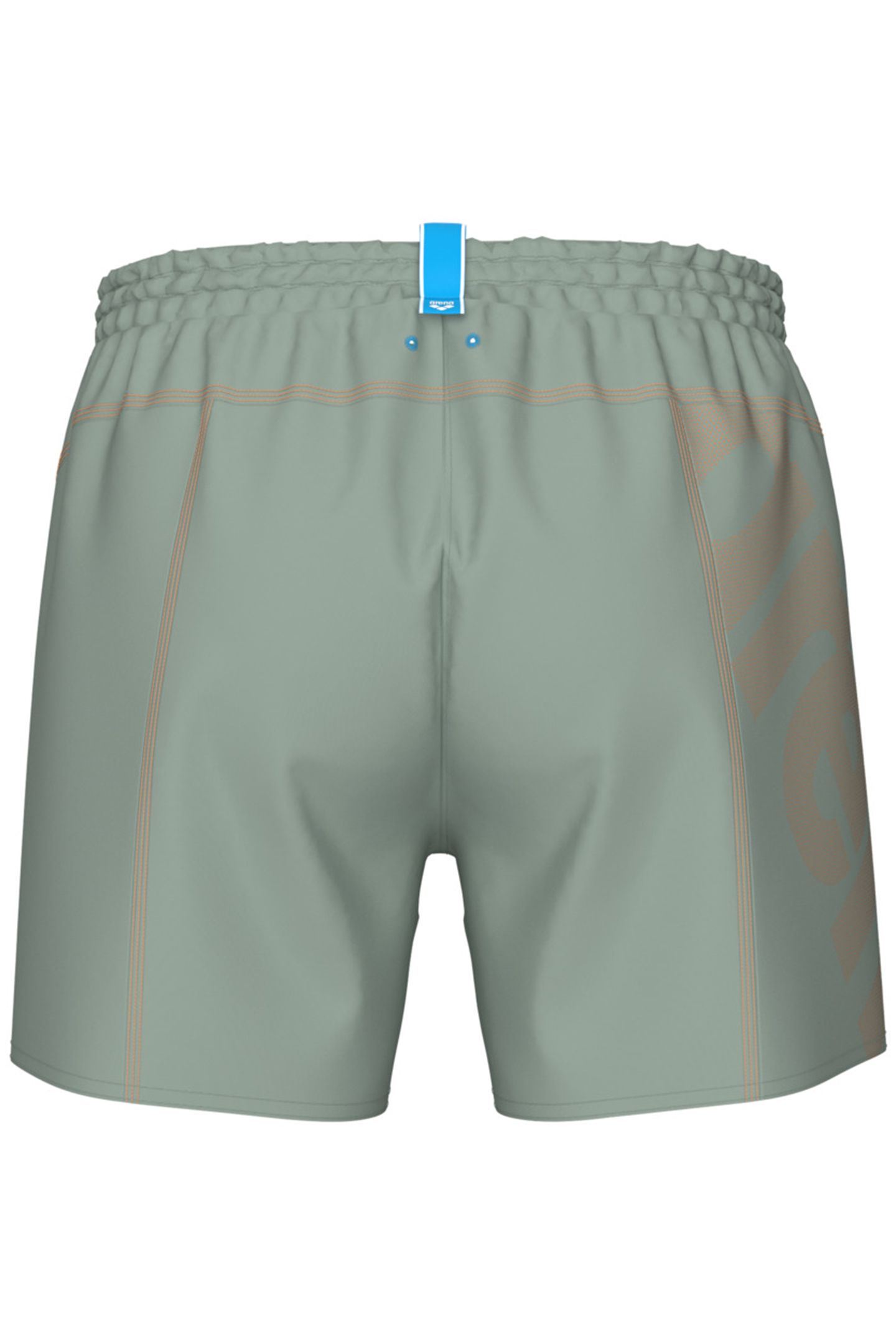 MEN'S ARENA PRO_FILE BEACH SHORT LOGO JADE-SALMON PINK 5