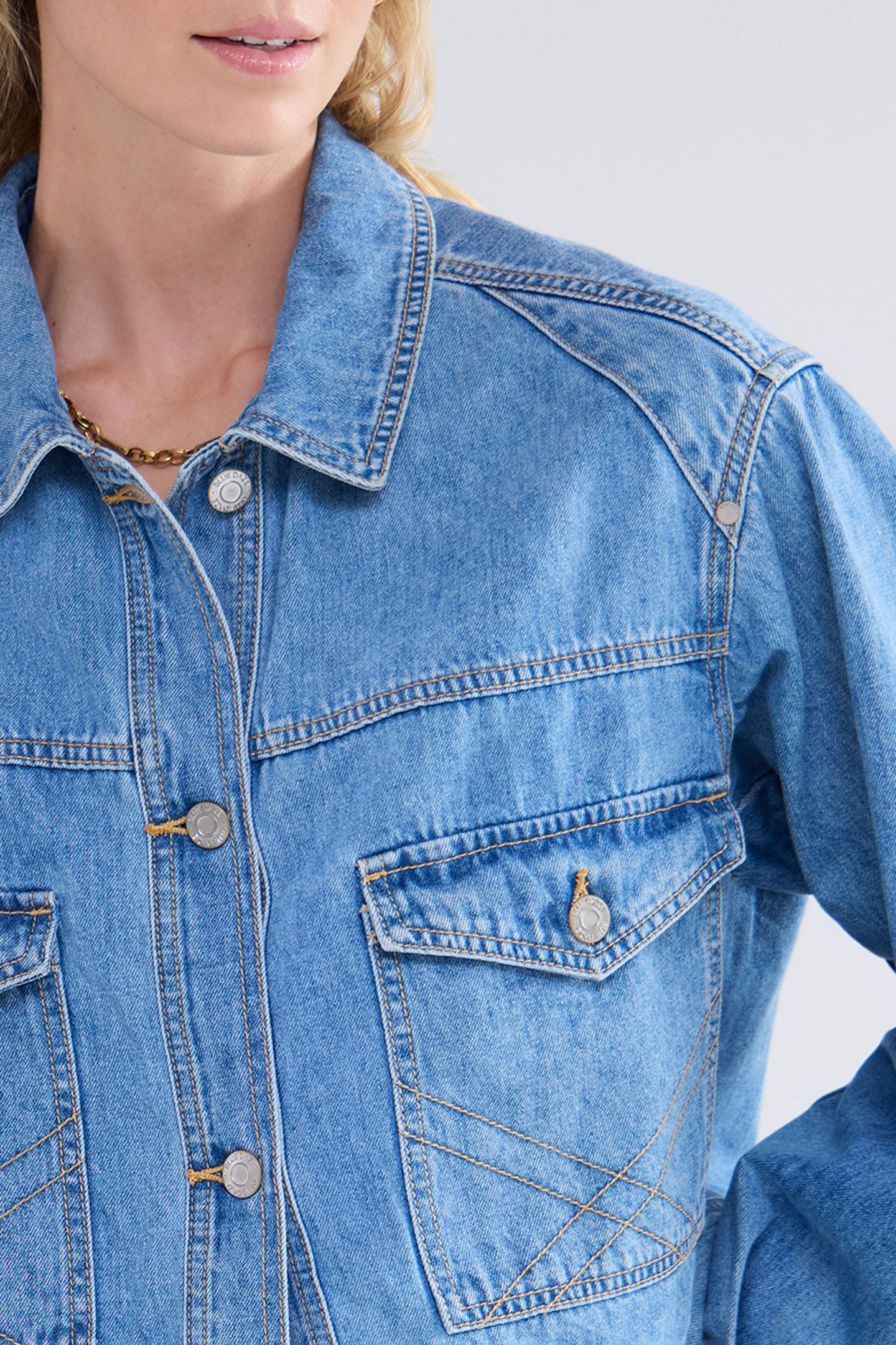 BOXY DENIM JACKET DENIM 6