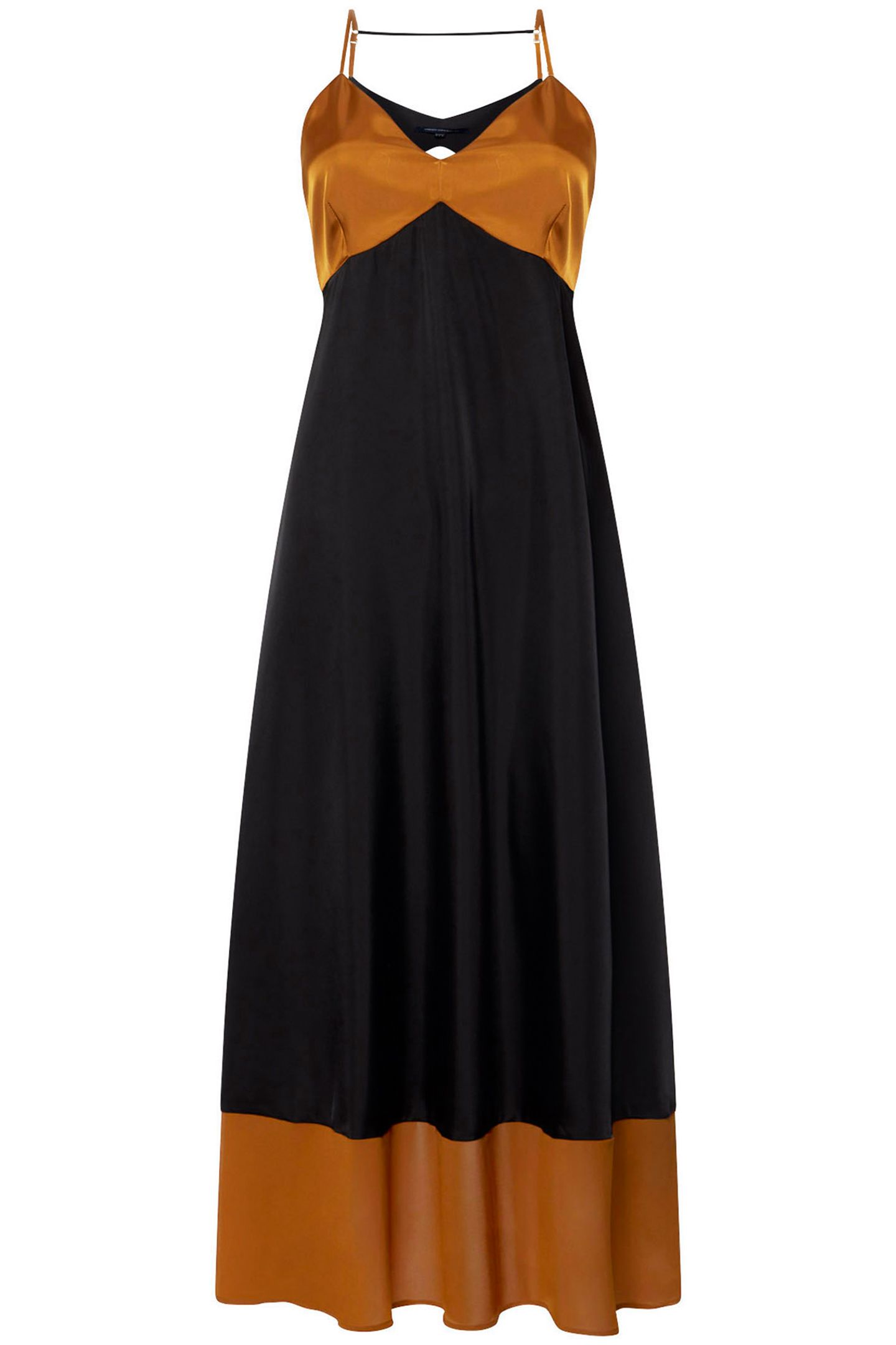 ELSPETH D TWILL COLBK SLP DRS LTH BRWN/MOON NGT MT 3