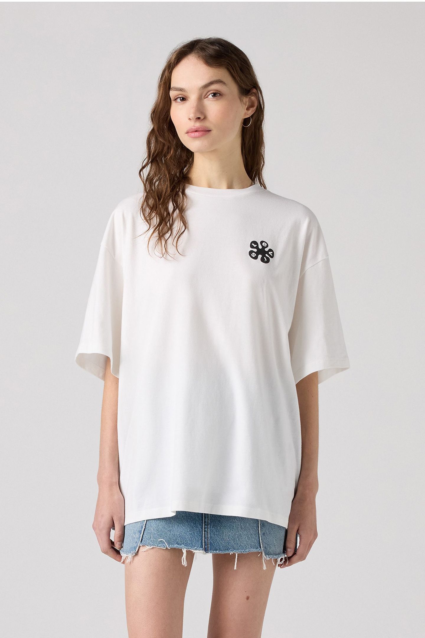 GRAPHIC SHORT STACK TEE 90S FESTIVAL FLOWER 1