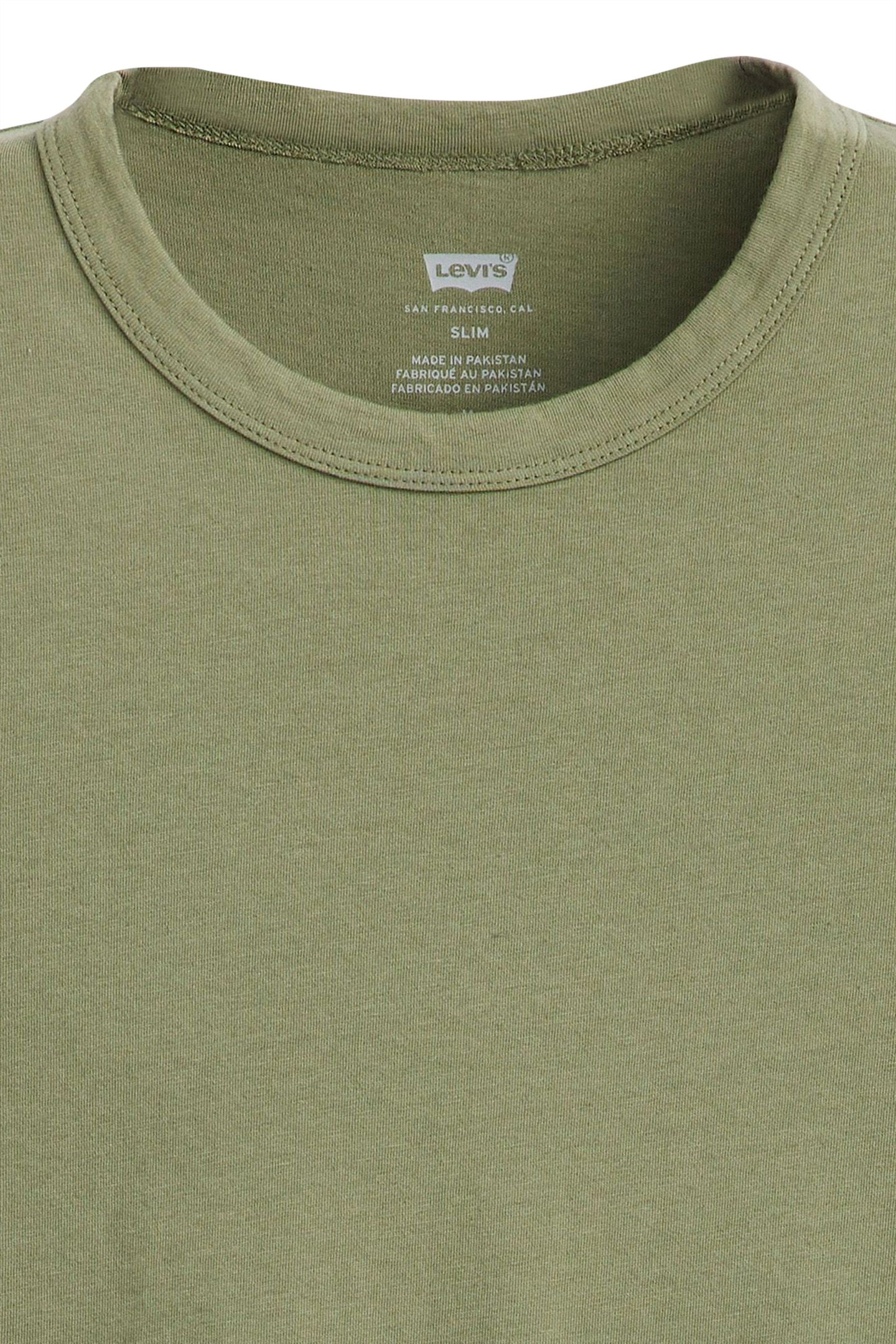 PREMIUM SLIM FIT TEE GARMENT DYE MOSS OLIVE 6