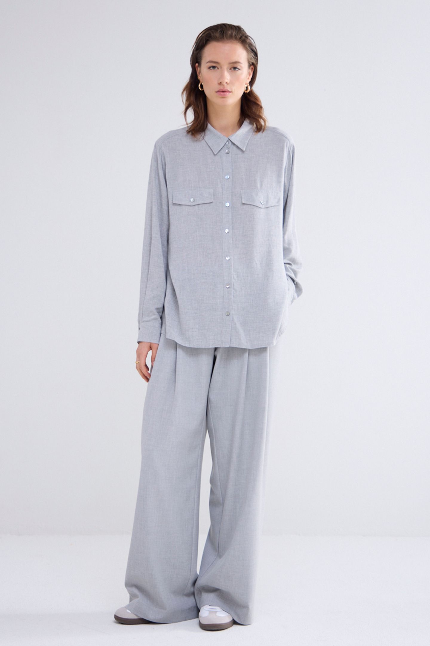 BLOUSE VISCOSE GREYS 2