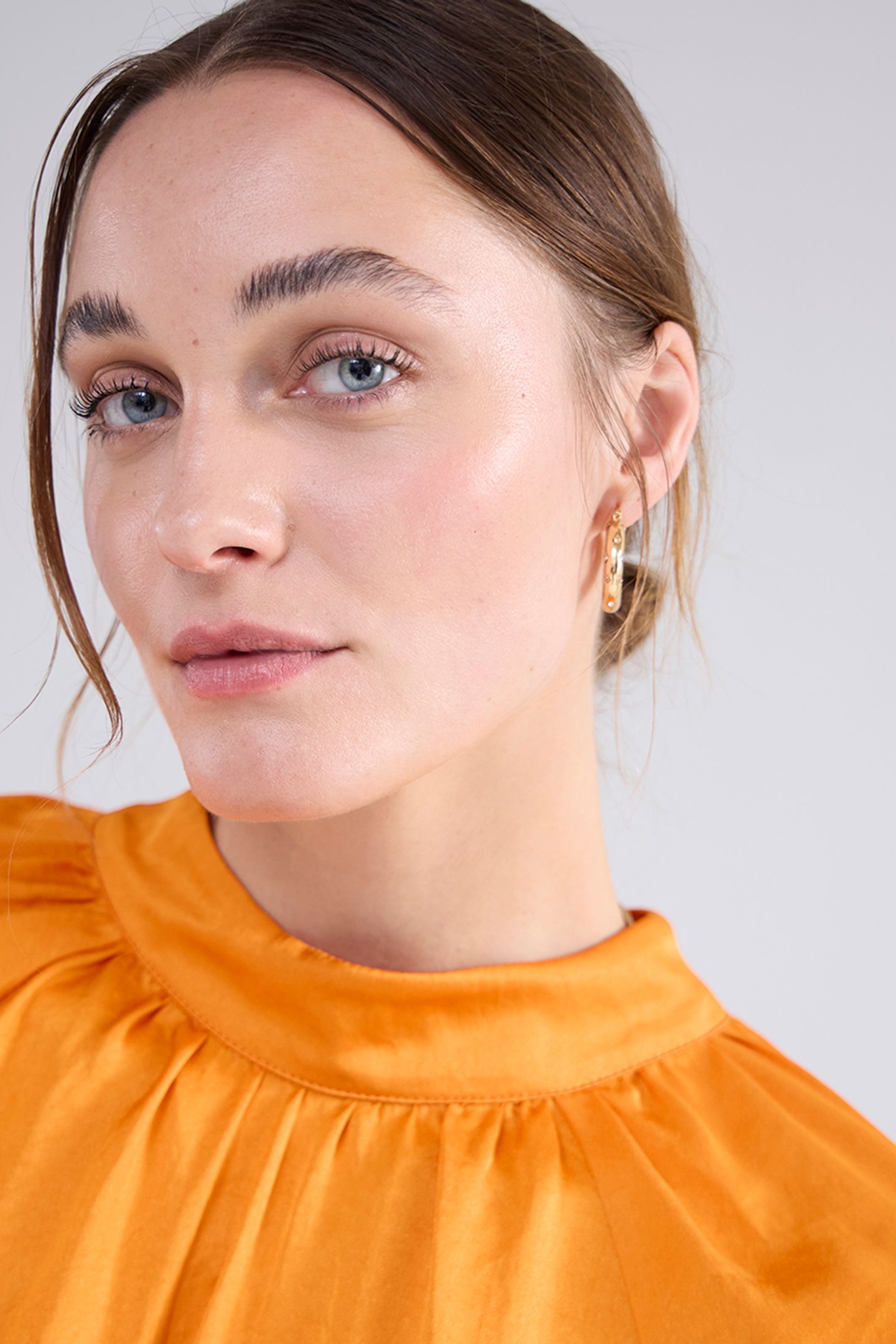TOP HIGH NECK SILKY TOUCH ORANGE 5
