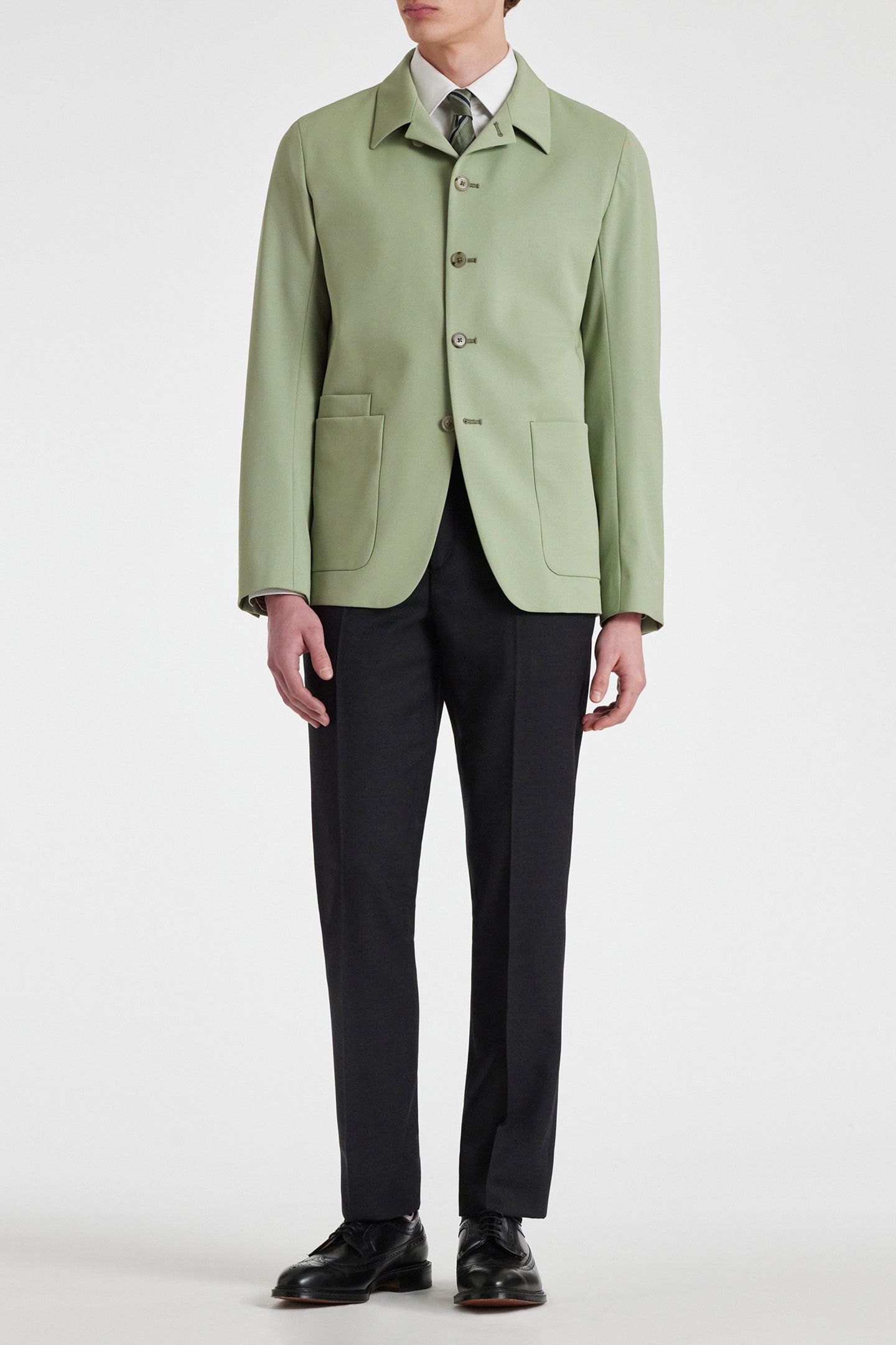 MENS 2BTN JACKET GREEN 3