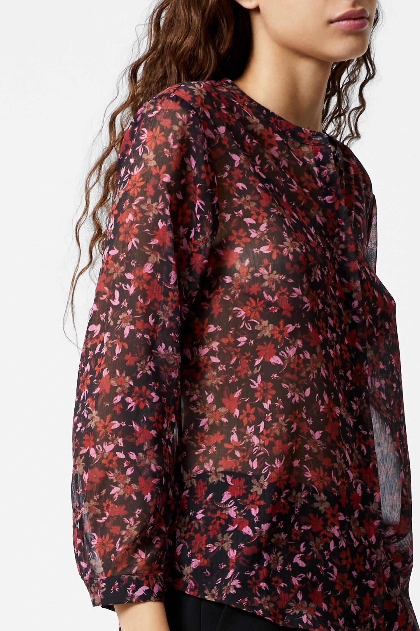 CLARA BUTTON THRU TOP BLACK 4