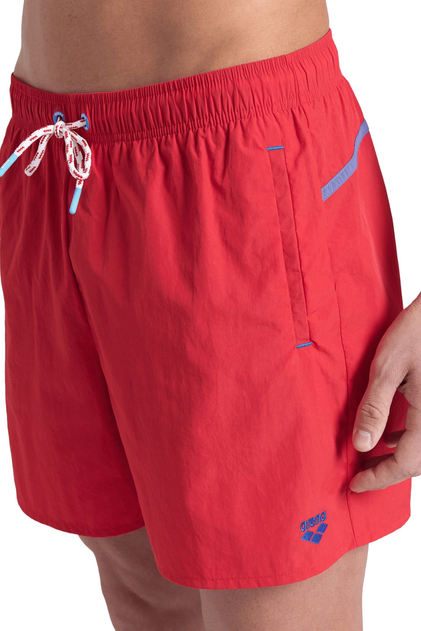 MEN'S ARENA PRO-FILE BEACH L-SHORT RED- PURPLE BLUE 4