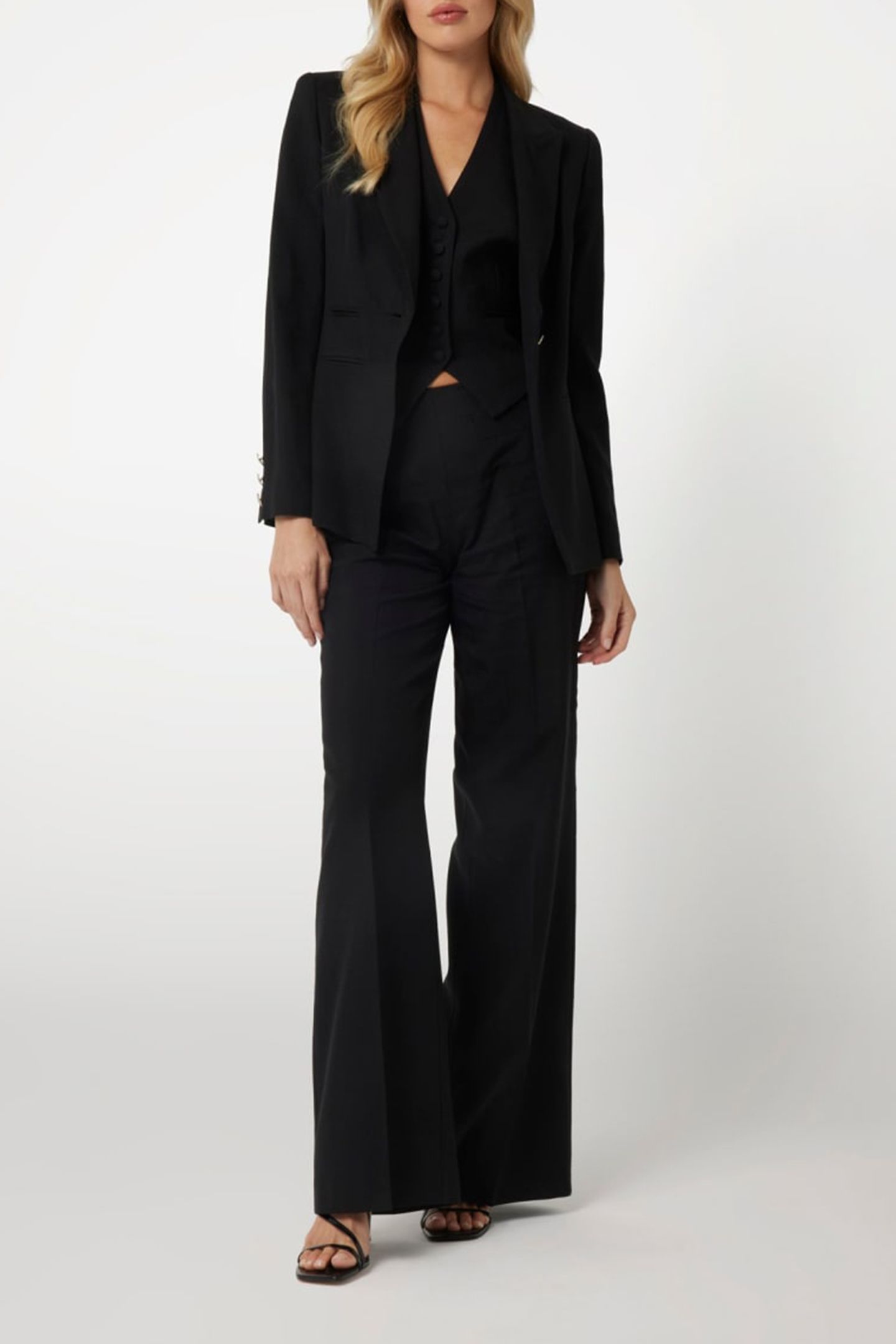 MARCIANO BY GUESS DANIELLE PANT JET BLACK 2