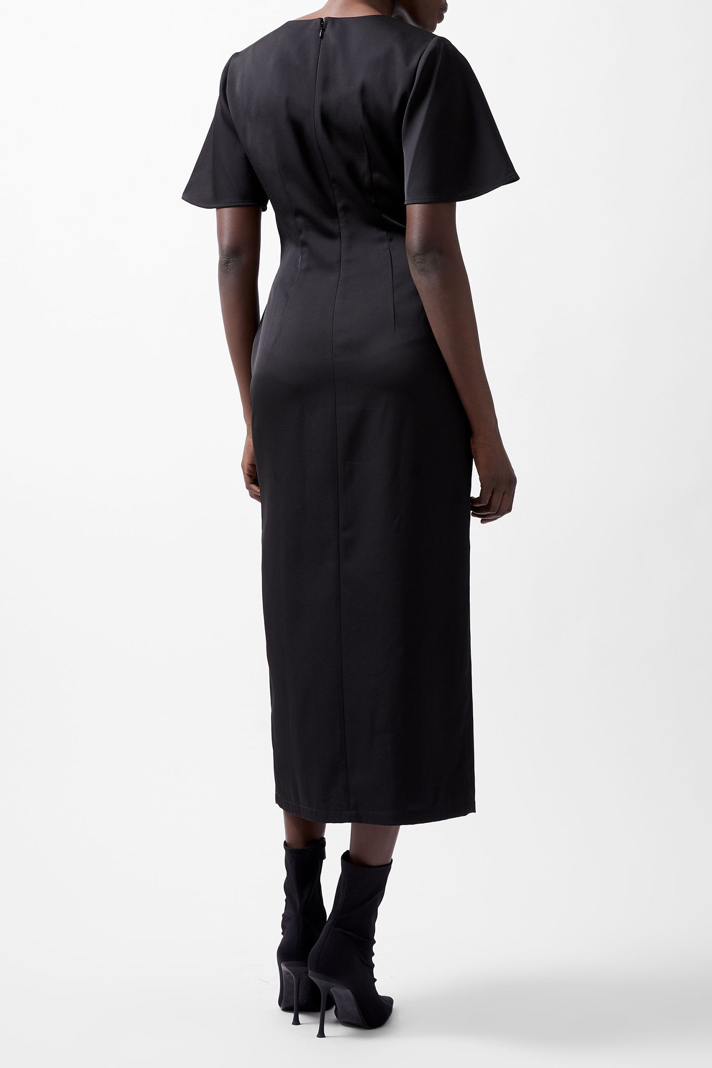 FENIX SATIN DRESS BLACKOUT 2
