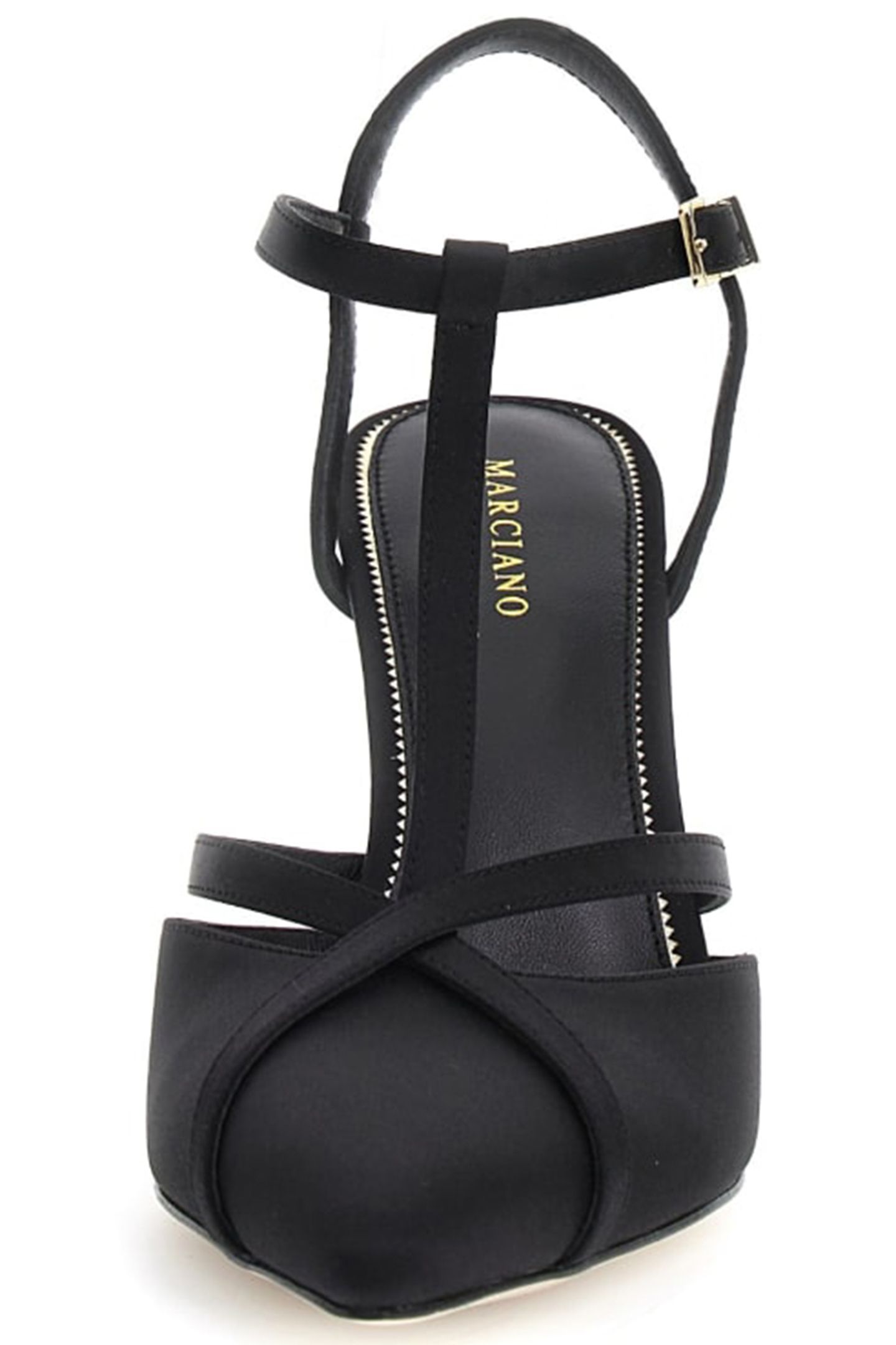 MARCIANO BY GUESS T STRAP PUMP JET BLACK 7