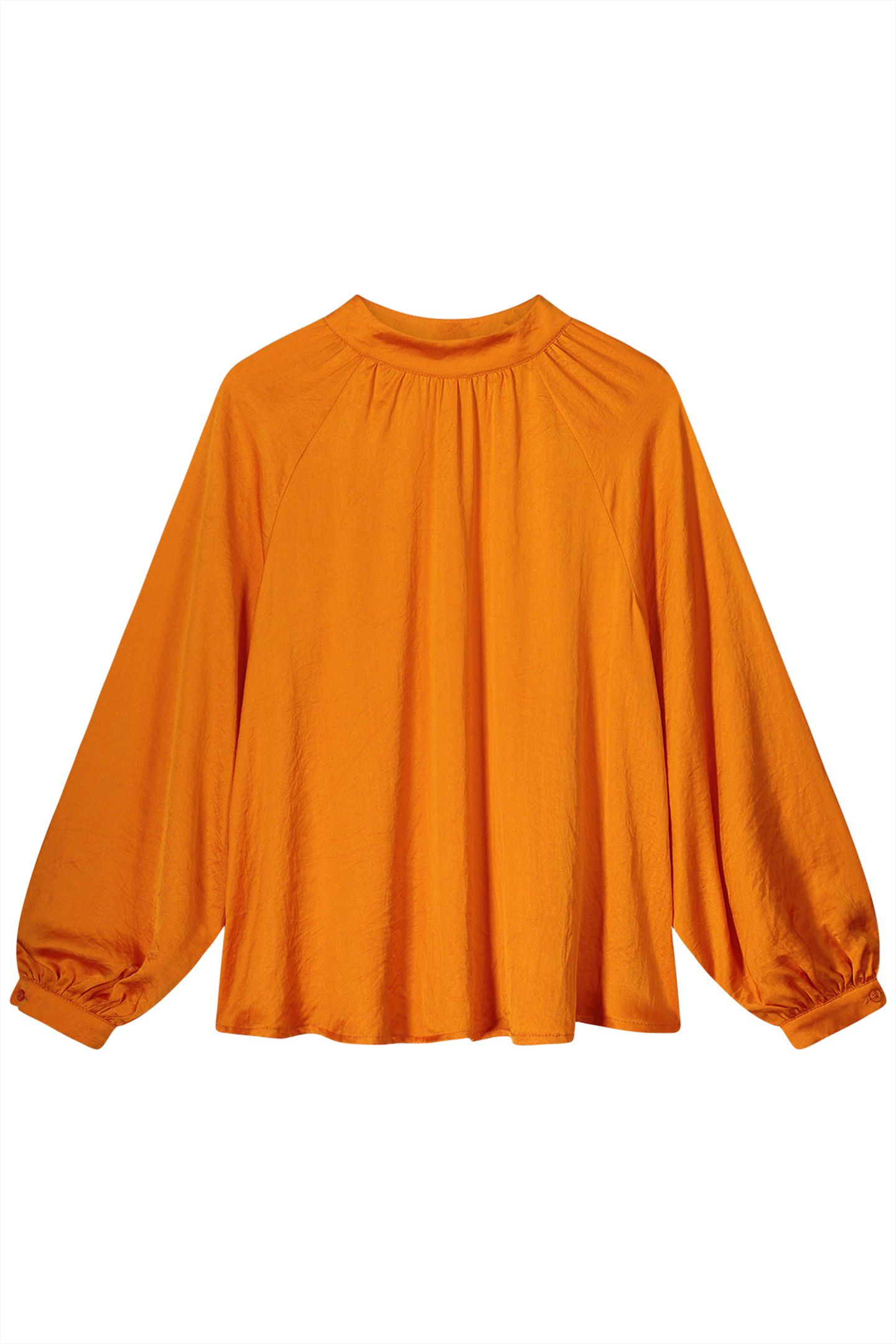 TOP HIGH NECK SILKY TOUCH ORANGE 2