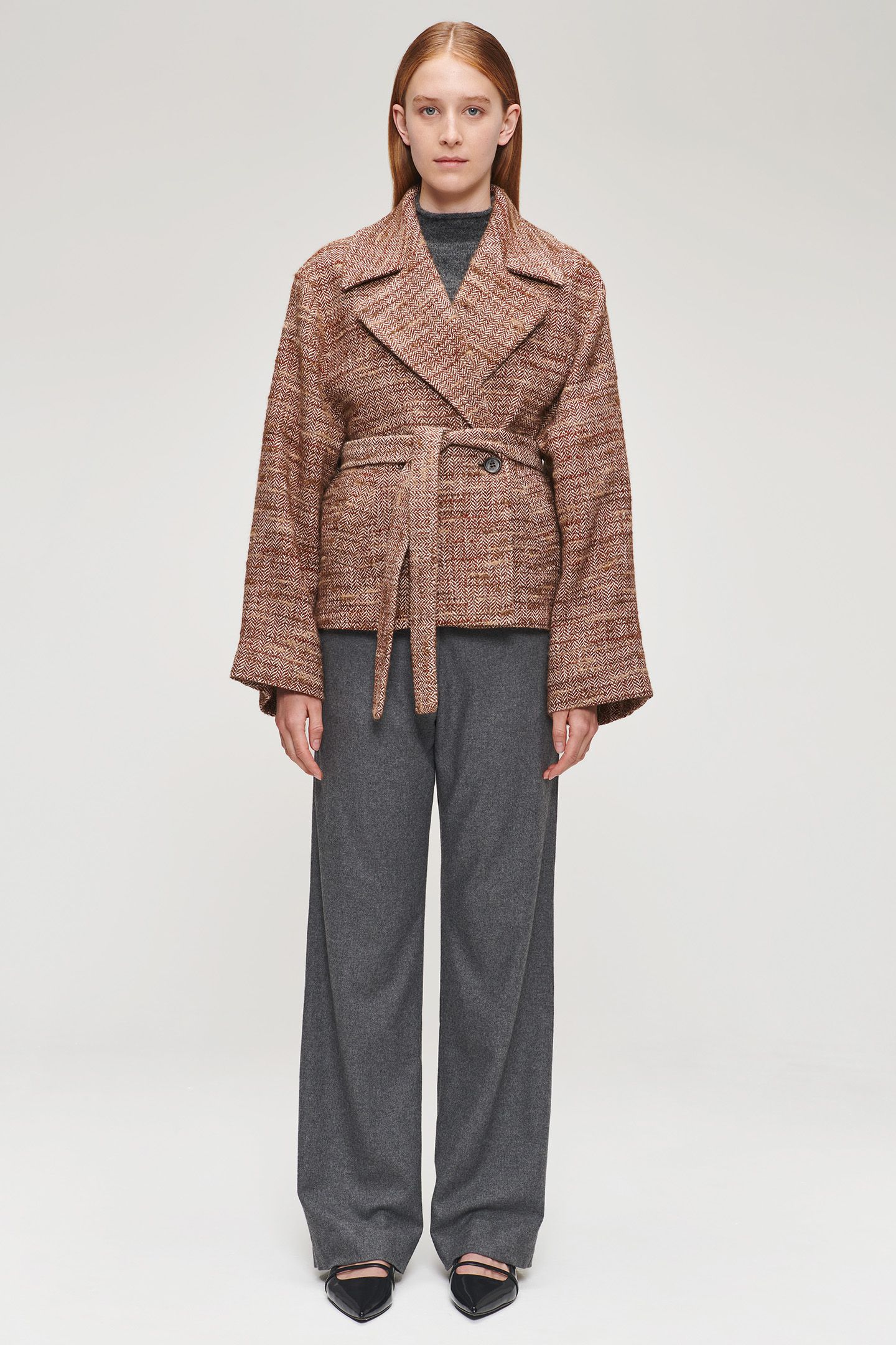 COTTON WOOL SHORT COAT HAZEL 6