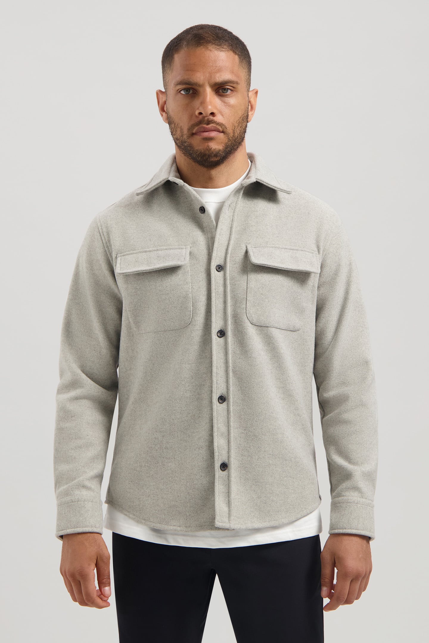DS-ULRIK OVERSHIRT GHOST GREY 1