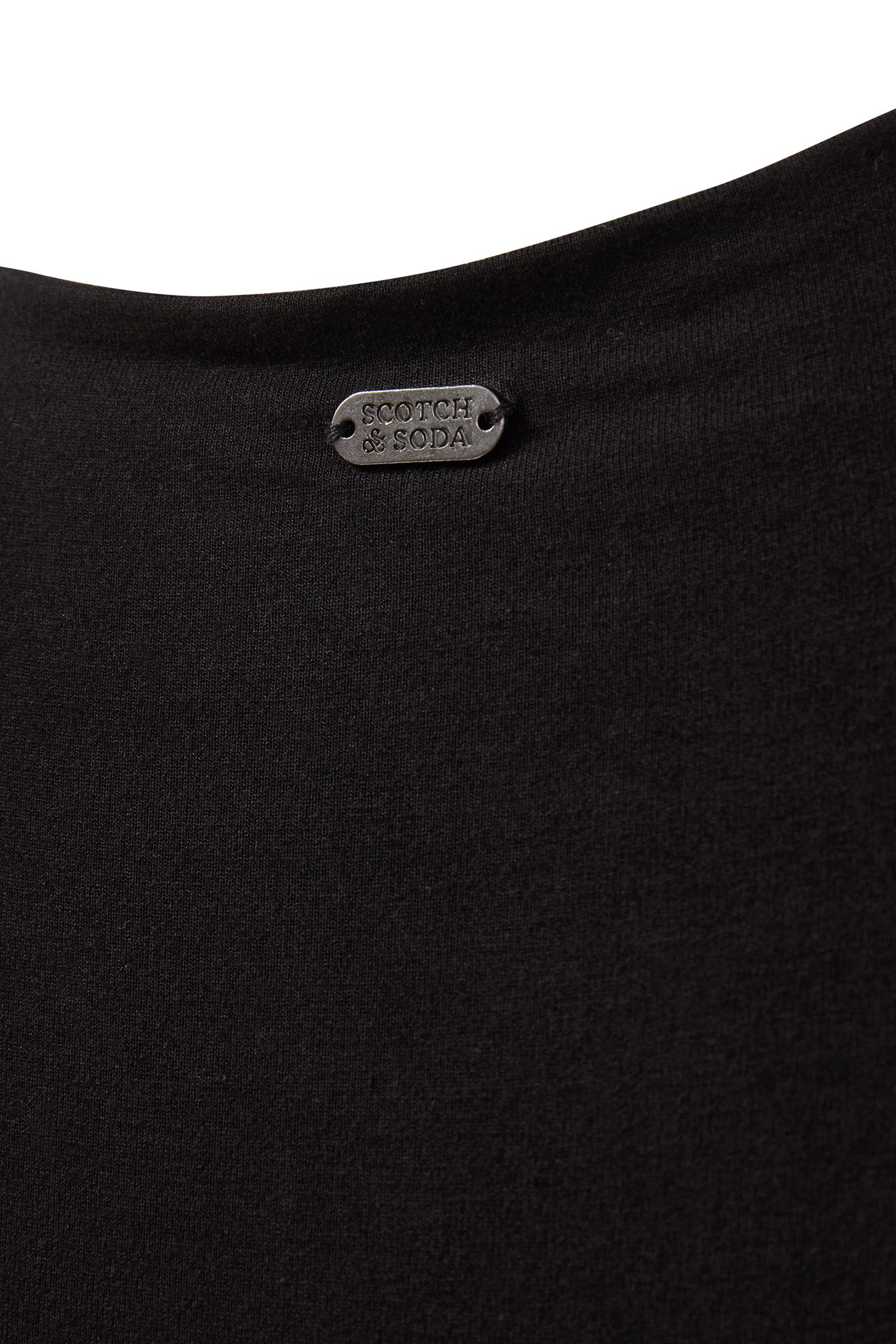 ASYMETRIC RUCHED FRONT LS DRESS BLACK 6