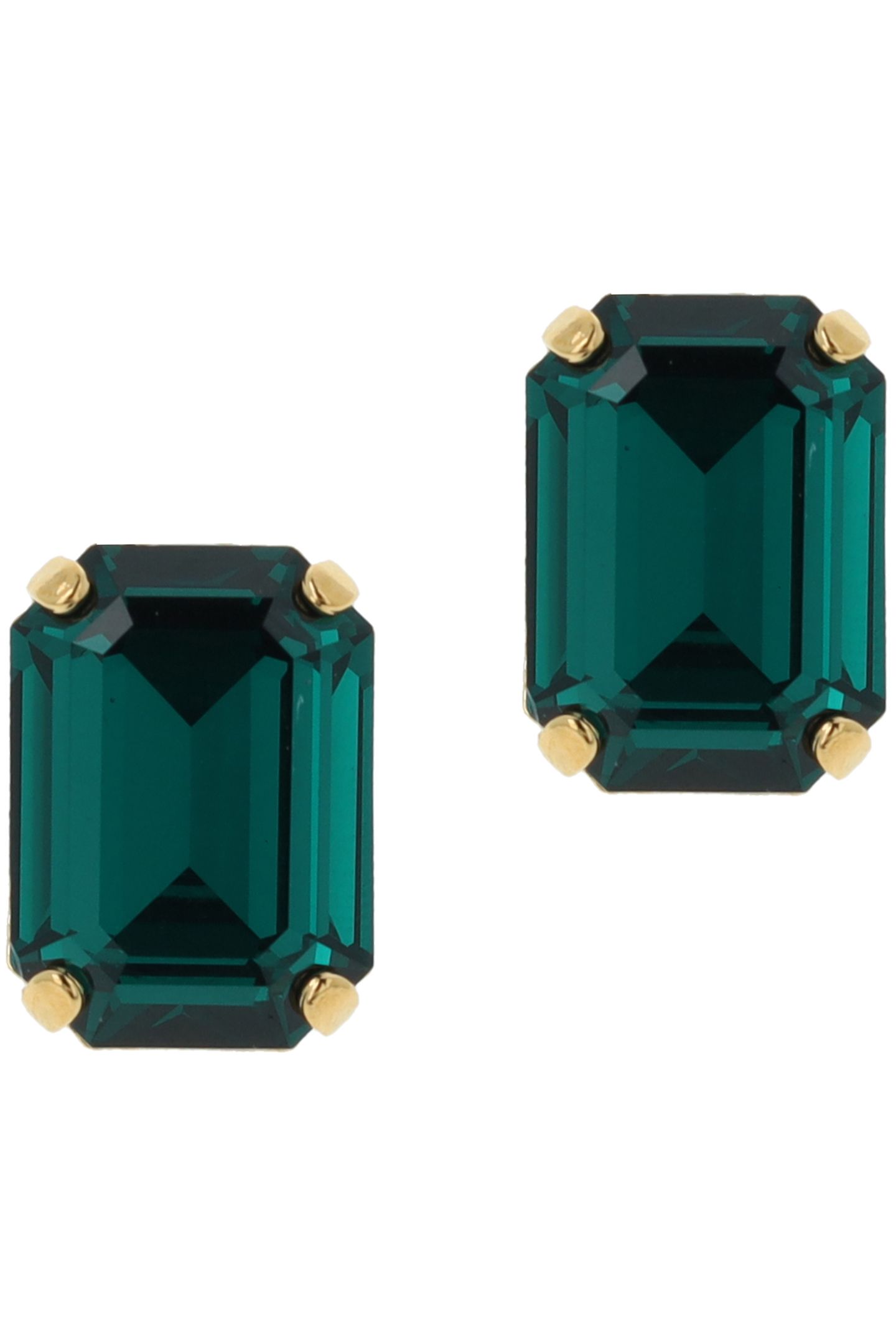 LADY DI EARRINGS EMERALD GREEN 1