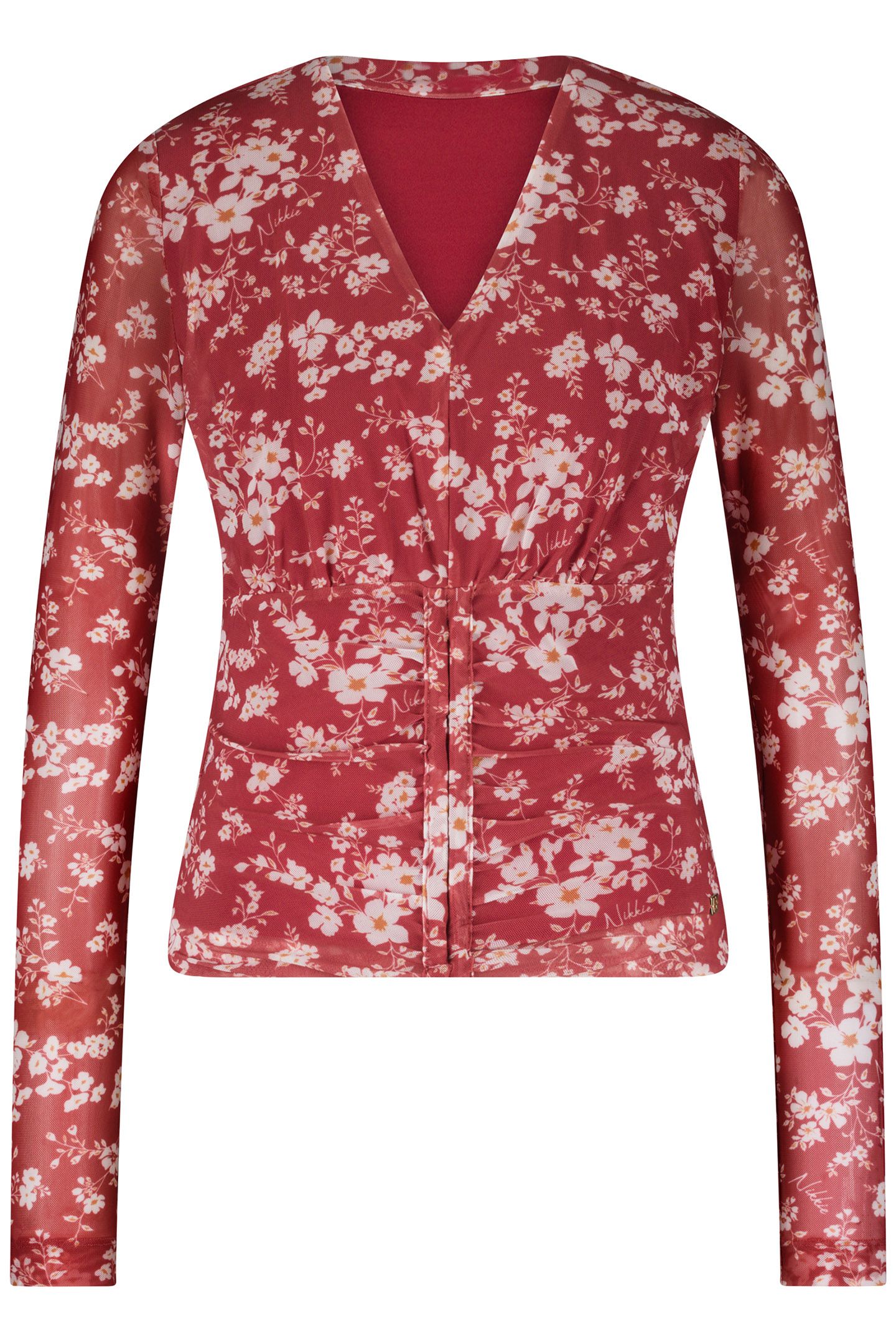 FLOWER TOP OFF WHITE/CANDY RED 1
