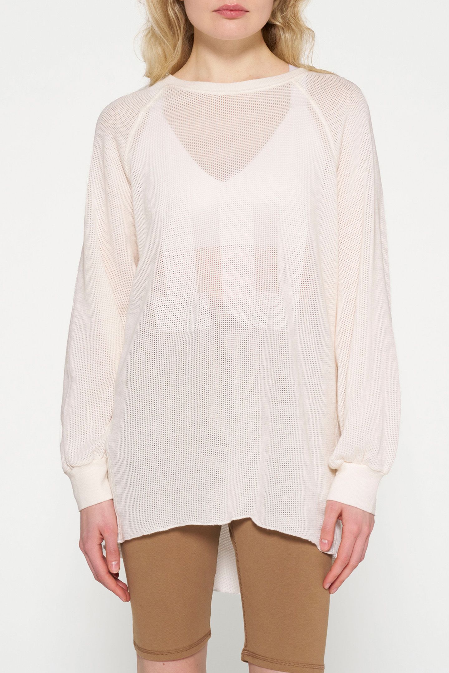TUNIC MESH ECRU 1