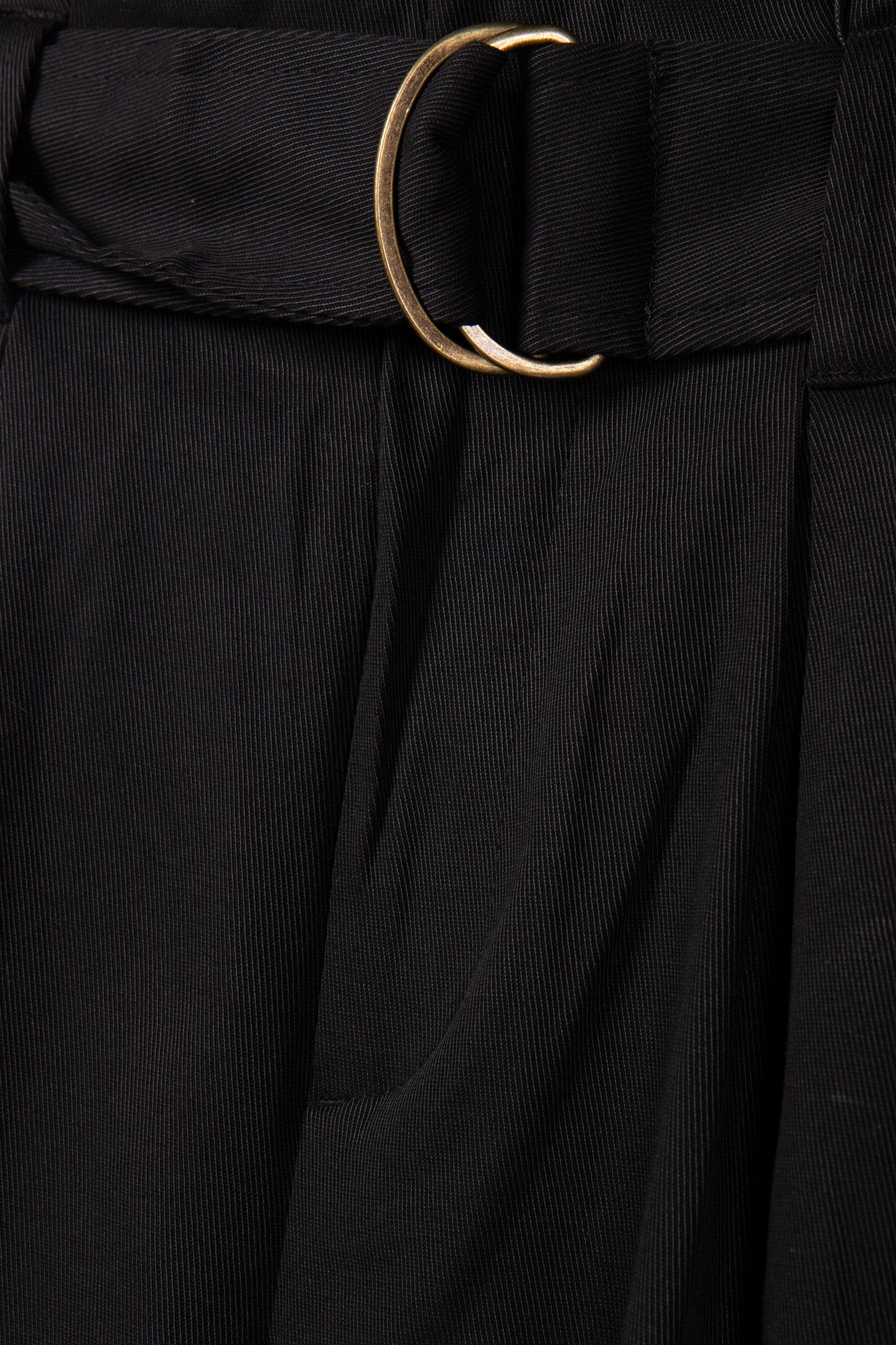 DAISY - HIGH RISE STRAIGHT LEG PAPER BAG PANT BLACK 4