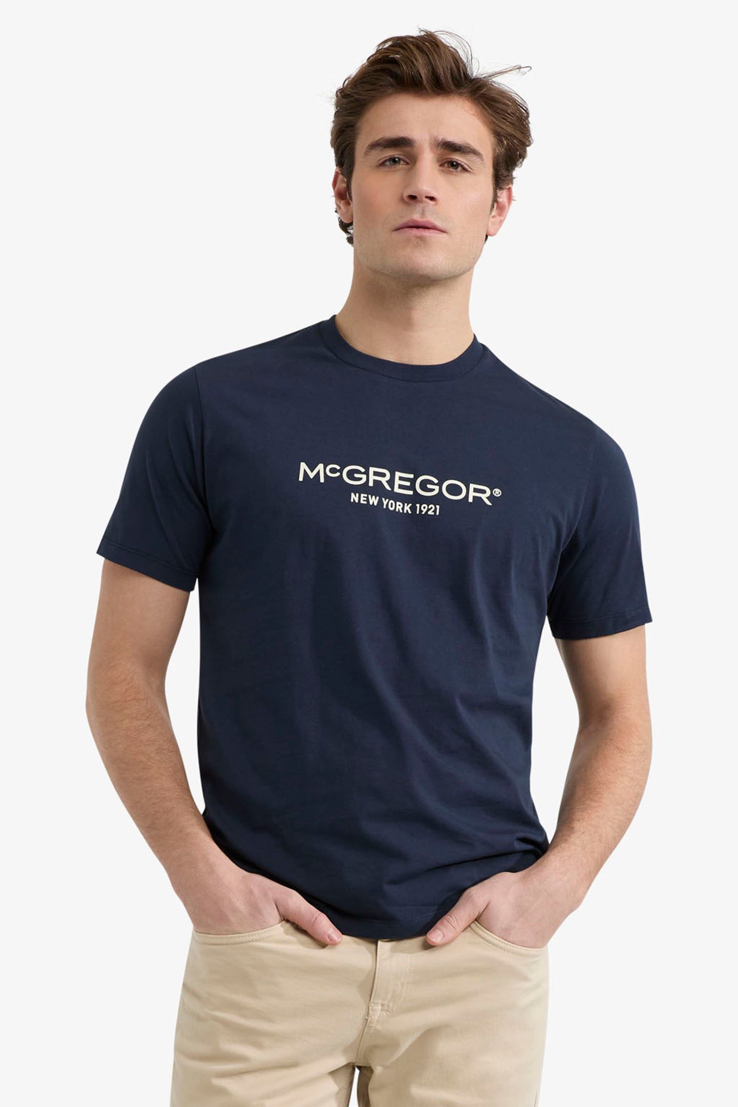 ESSENTIAL LOGO T-SHIRT NAVY 1