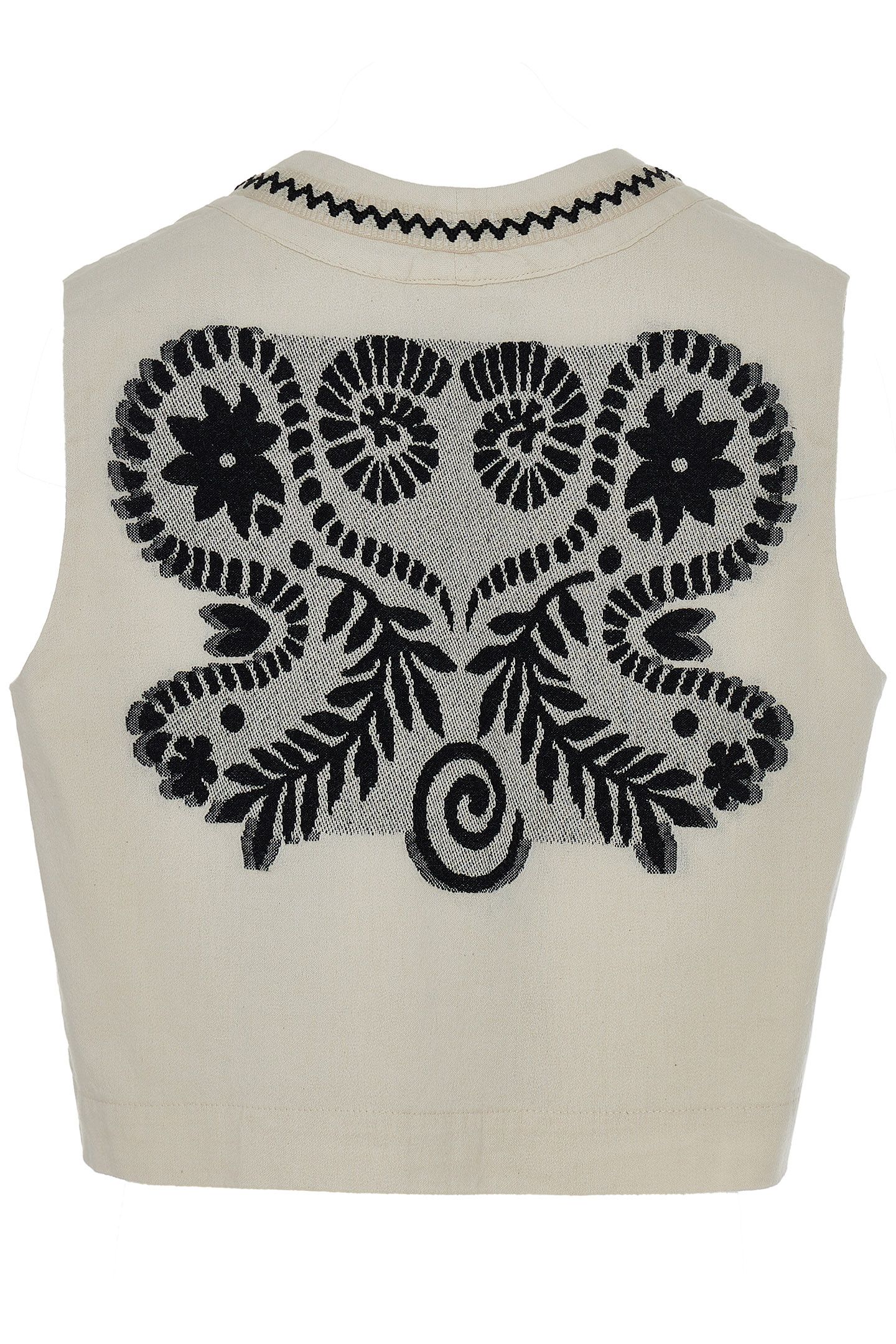 AGATHIST VEST OFFW-BLACK 2