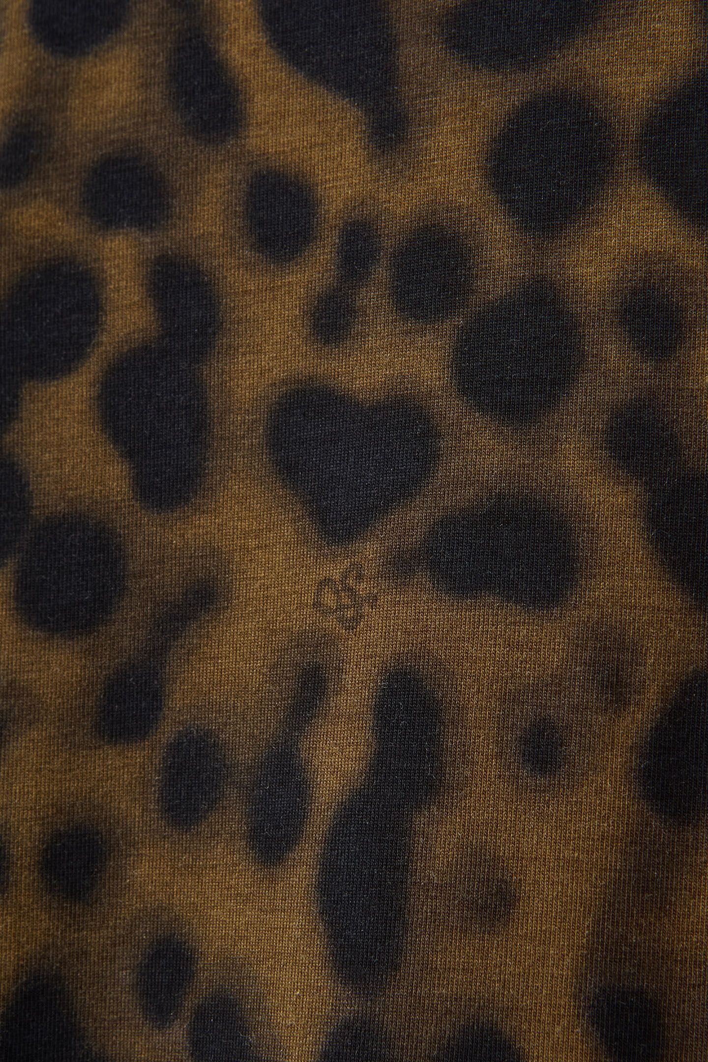LS MOCK NECK TEE MILITARY OLIVE ANIMAL 7