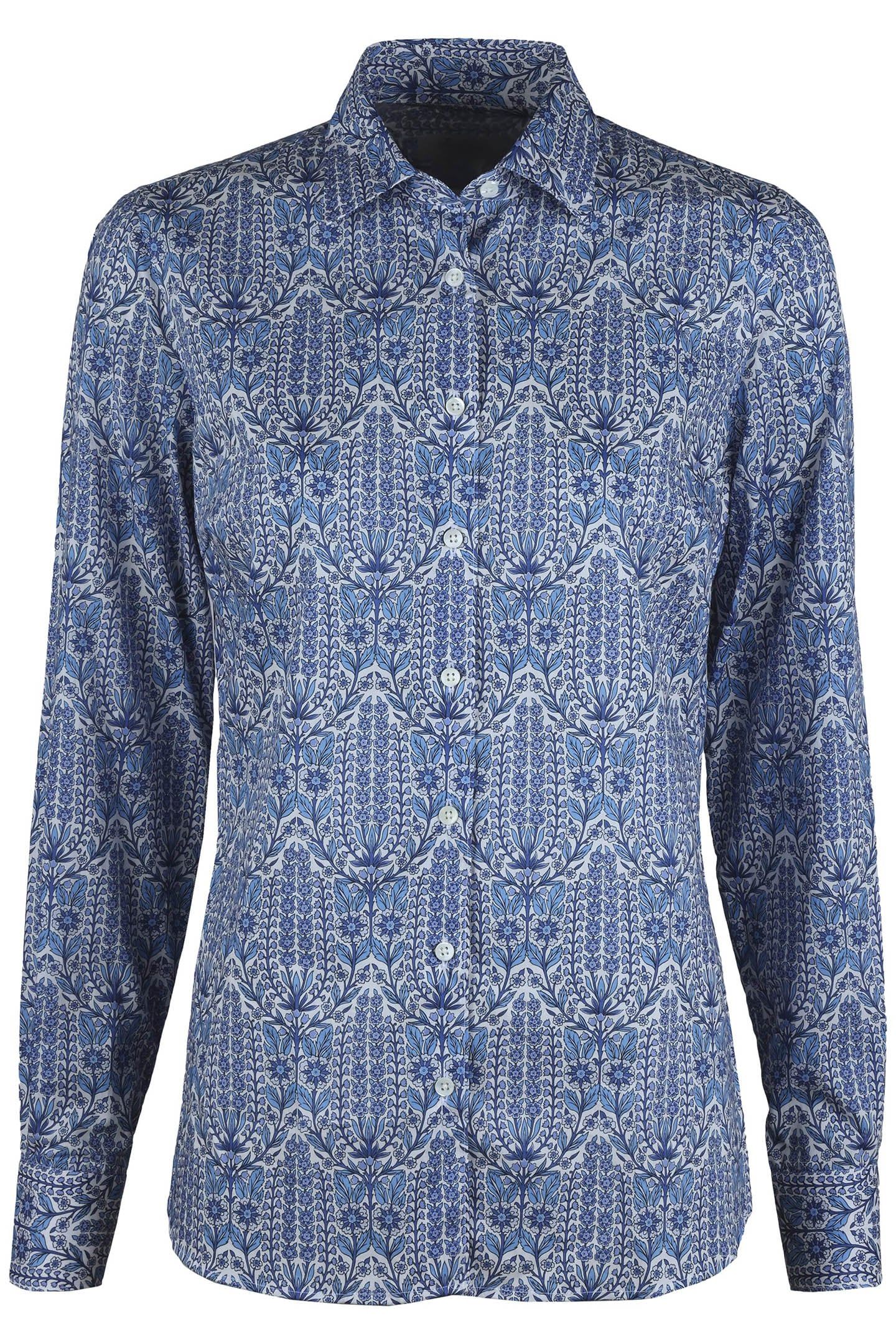 SOFIE SHIRT BLUE PATTERN 1