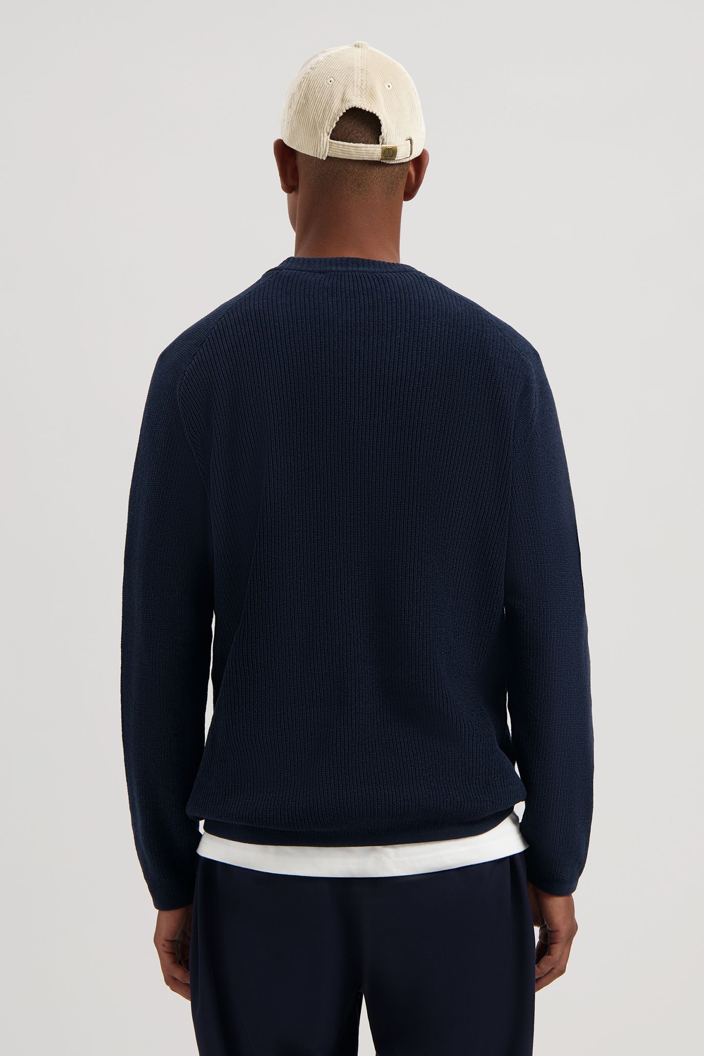 DS-CHENILLE CREWNECK DK. NAVY 2