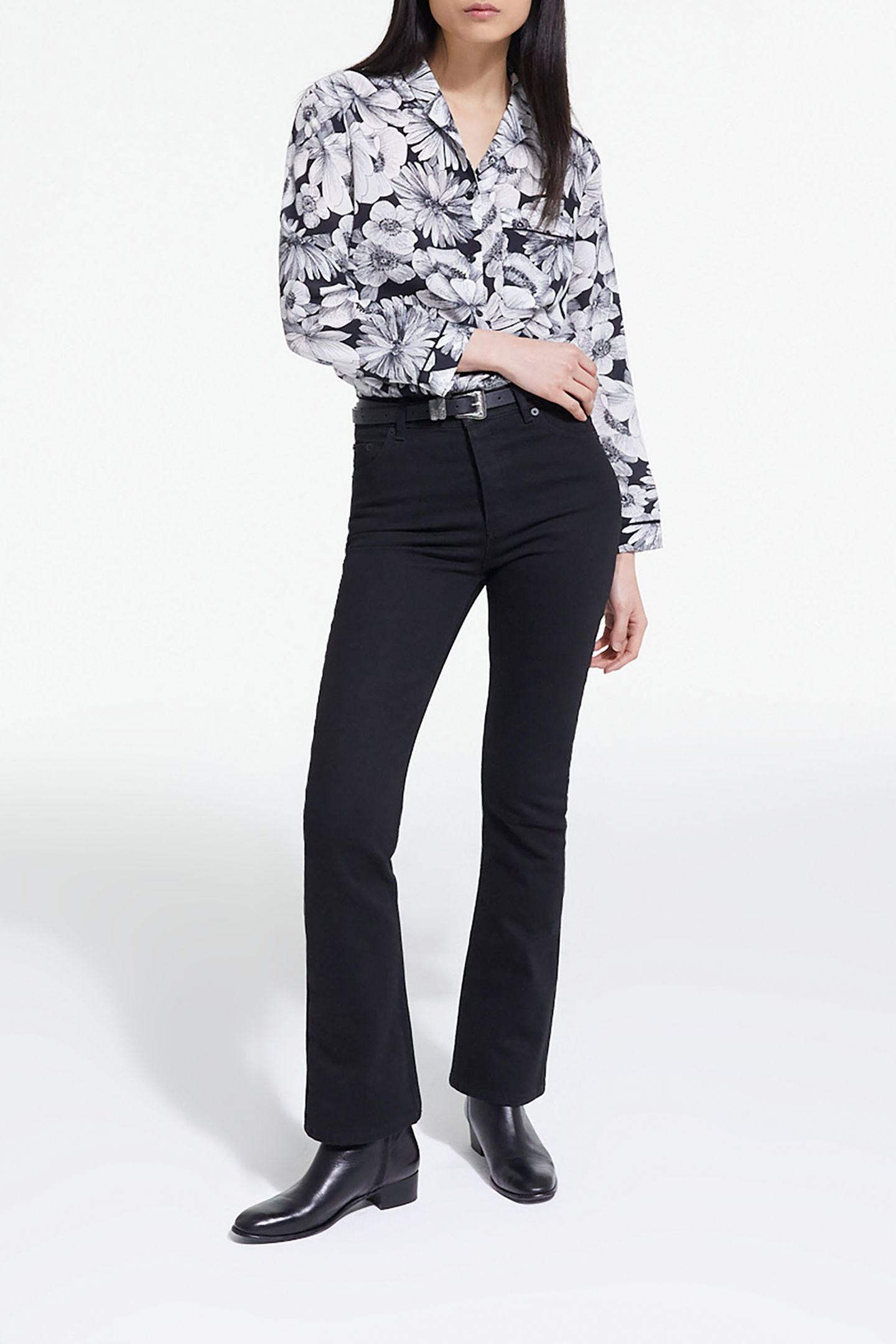 ROMANTIC GARDEN PRINT LONG SLEEVE SHIRT 3