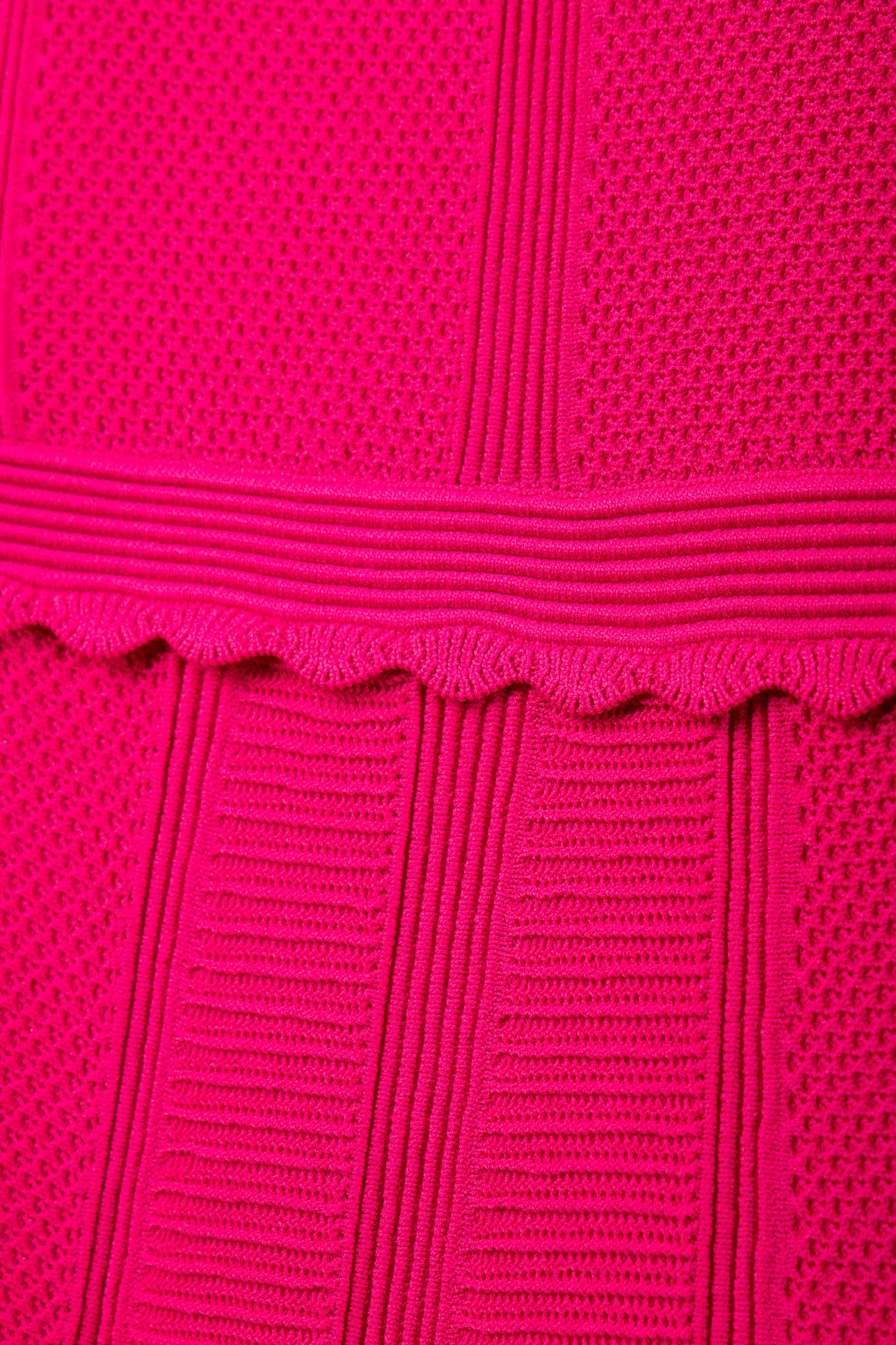 SHORT SLEEVELESS KNIT DRESS PINK 4