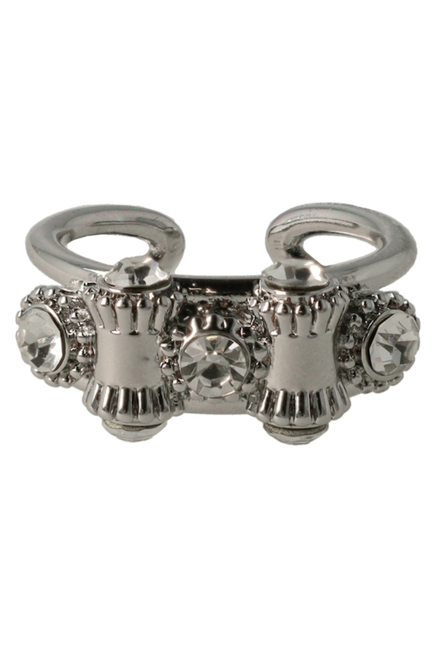 OTAZU VINTAGE BARREL RING - RHODIUM 1