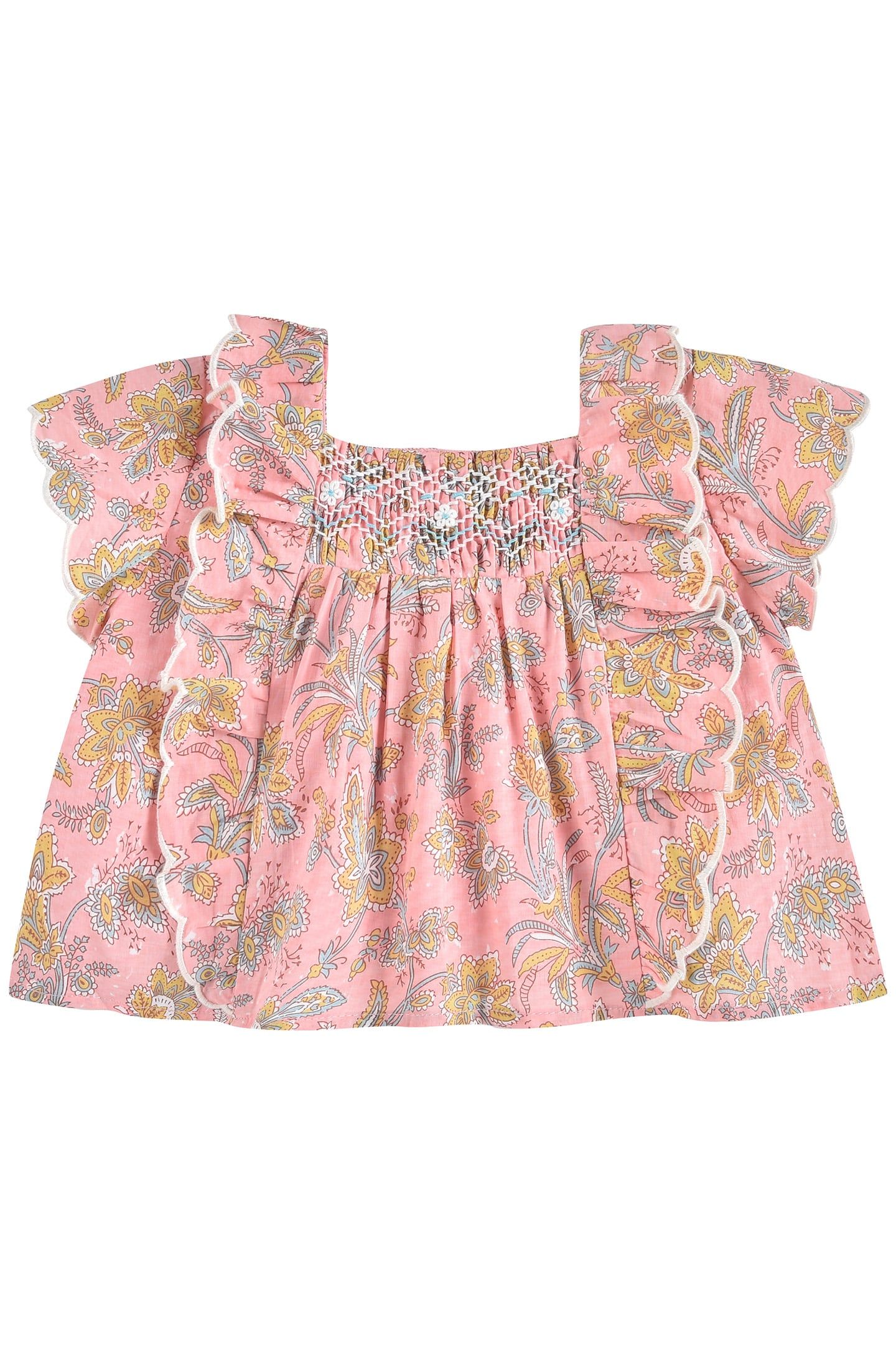 BLOUSE LILOU PINK RIVIERA 1