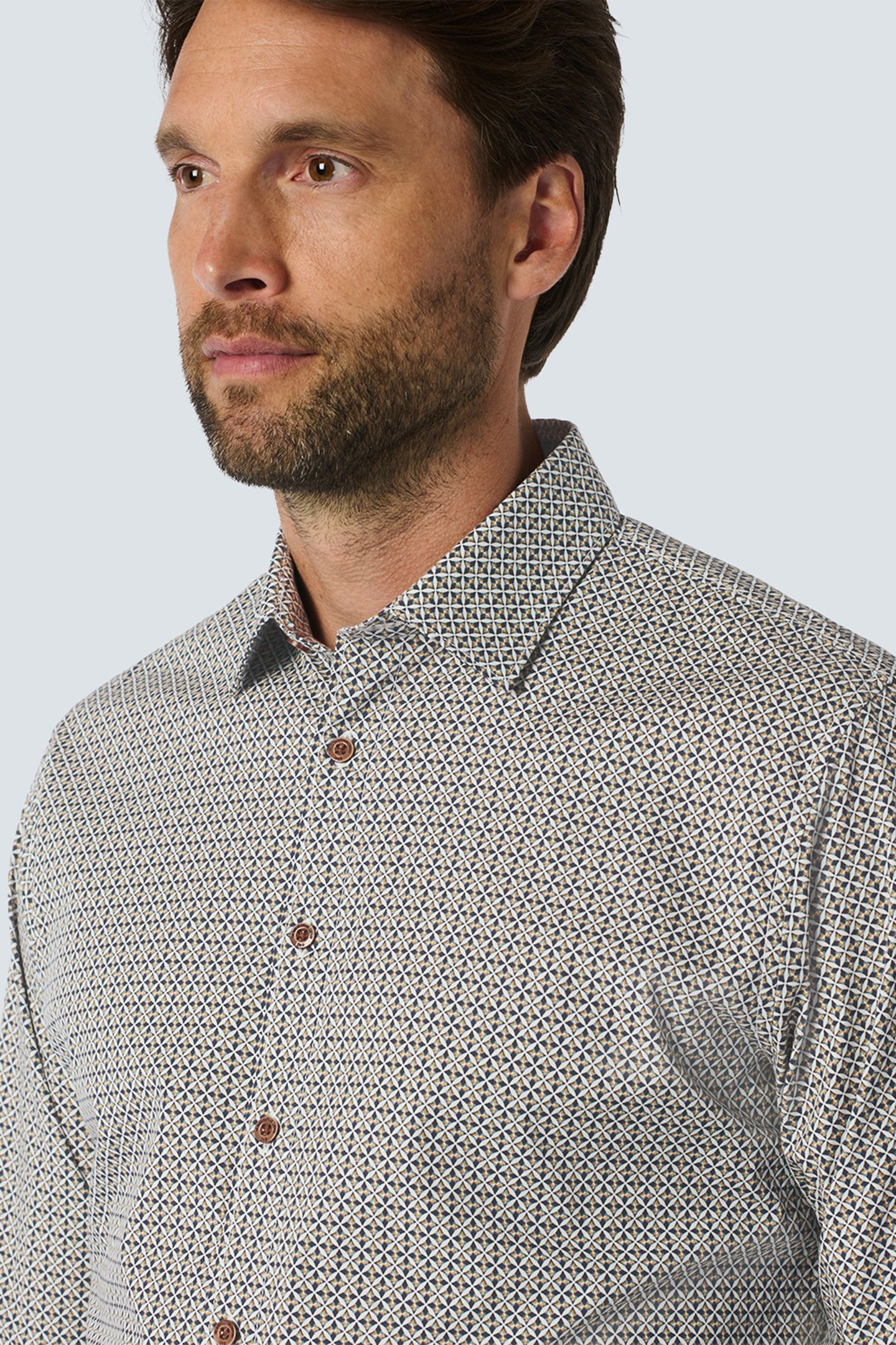SHIRT STRETCH ALLOVER PRINTED NIGHT 6