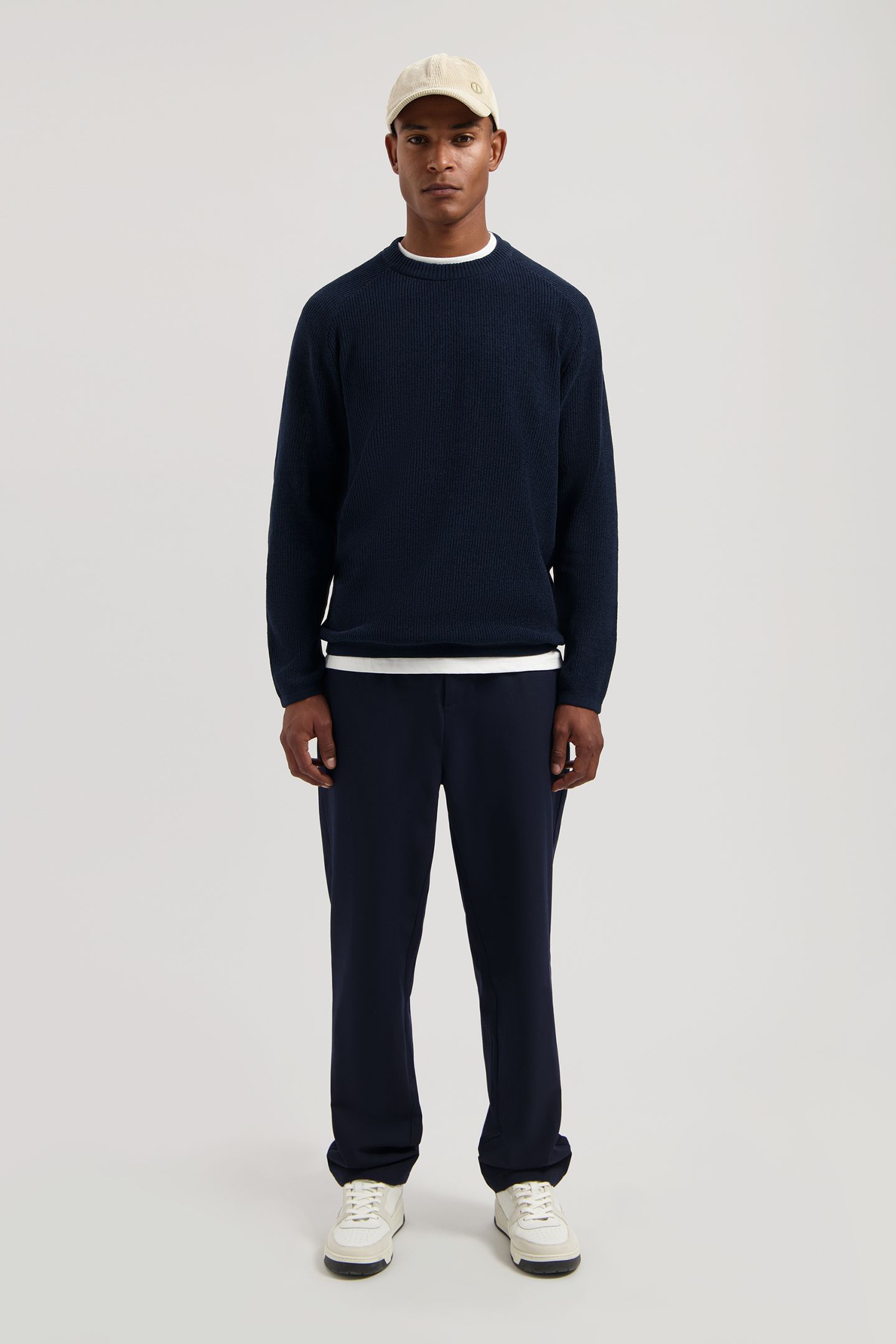 DS-CHENILLE CREWNECK DK. NAVY 3