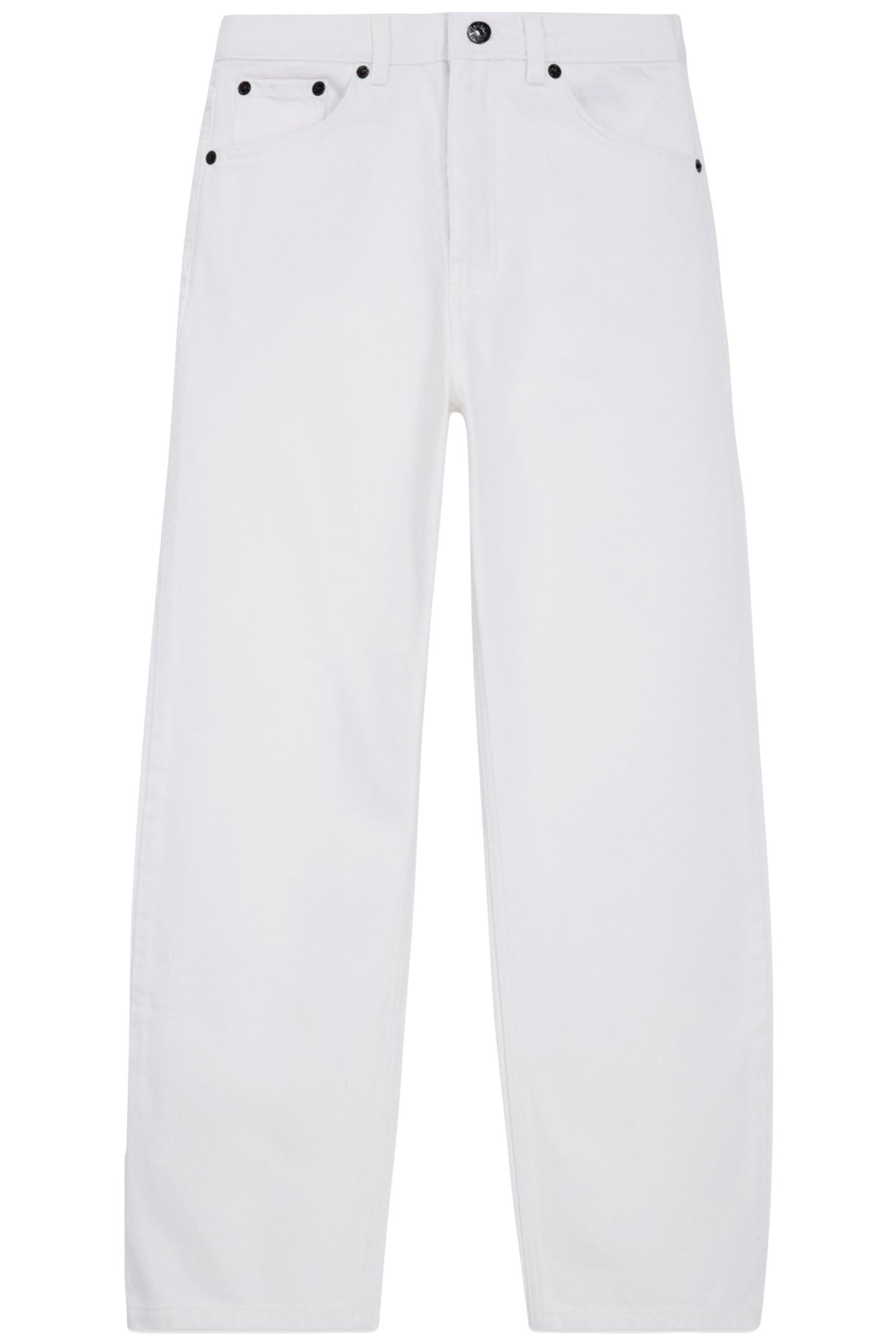 WHITE STRAIGHT JEANS WHITE 3