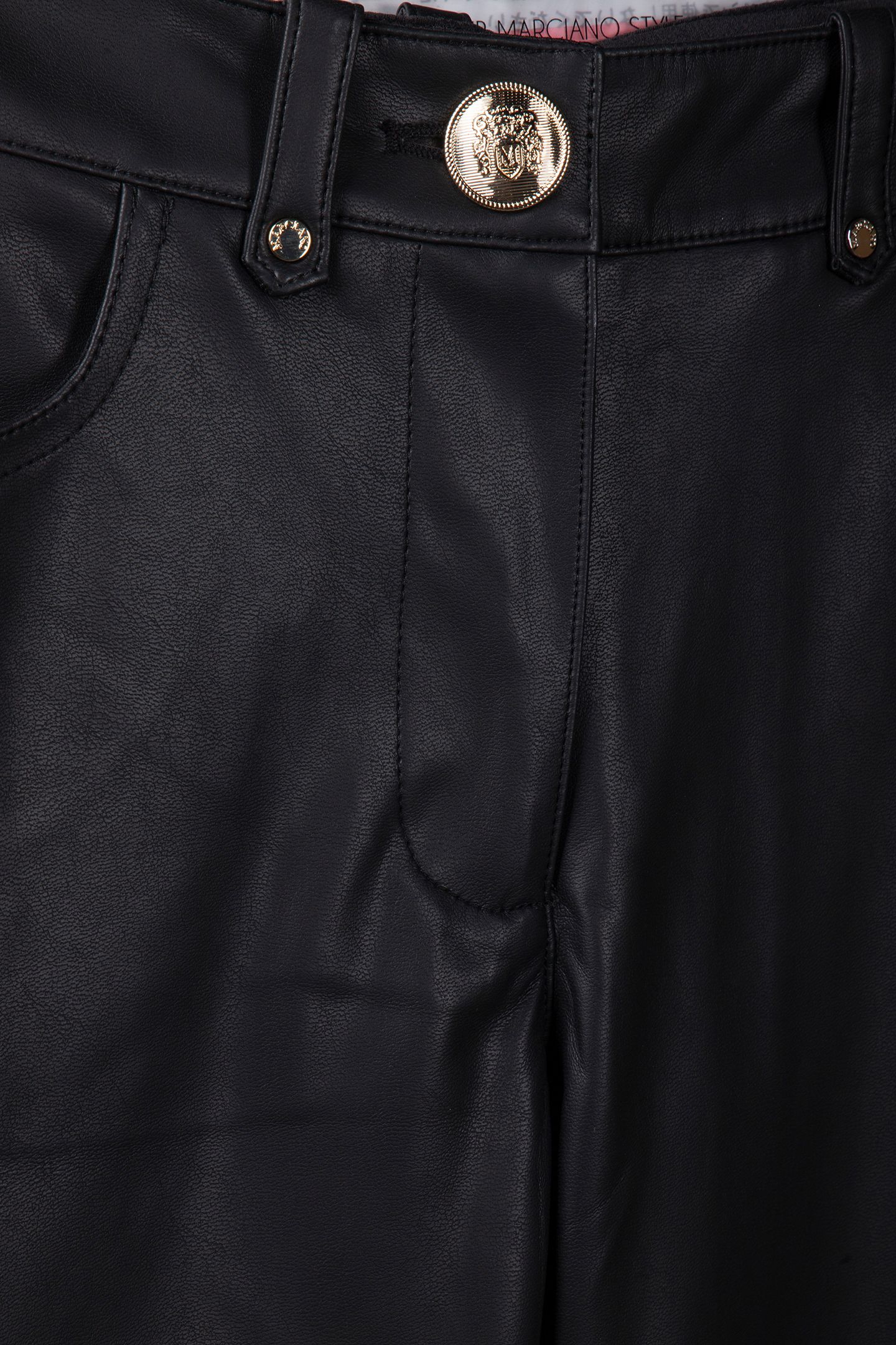 MARCIANO BY GUESS RAMONA PANT JET BLACK 4