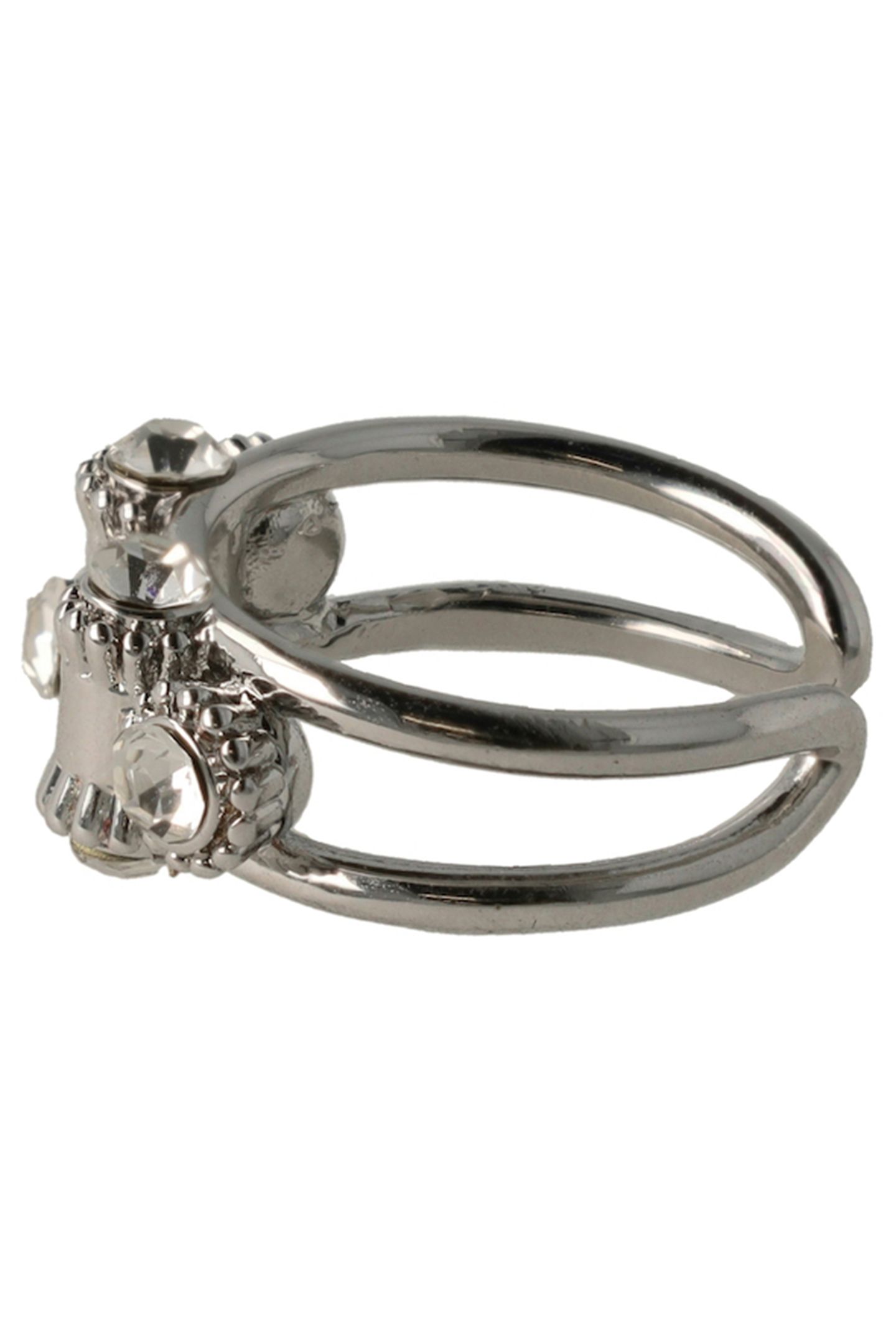OTAZU VINTAGE BARREL RING - RHODIUM 2