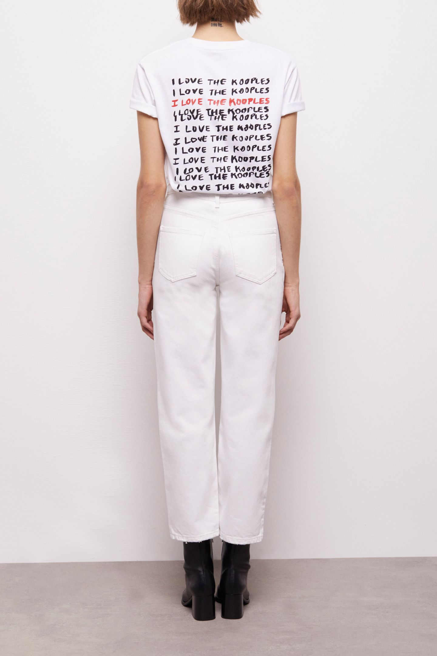 WHITE STRAIGHT JEANS WHITE 2