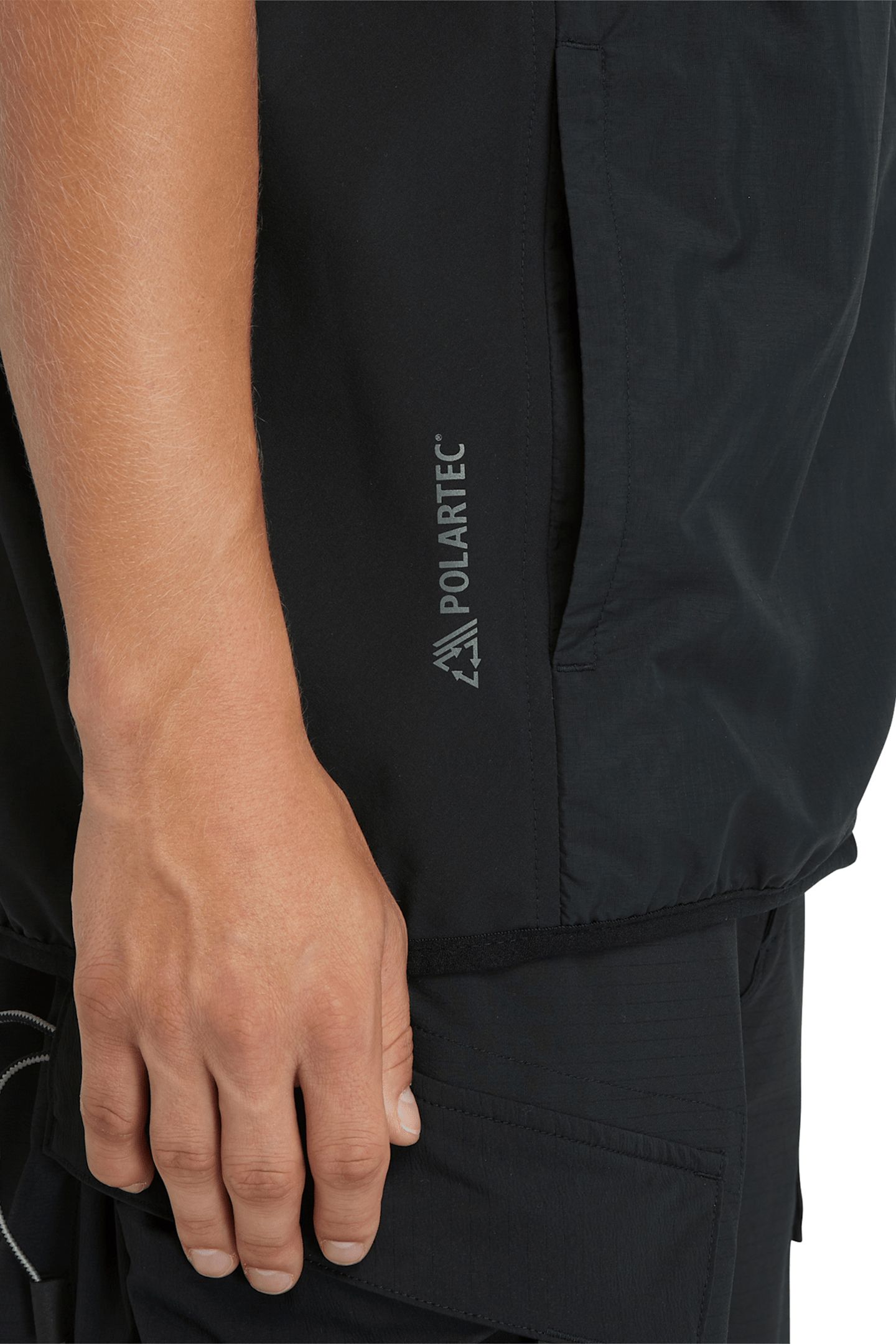POLARTEC ULTRALIGHT PACKABLE VEST BLACK 6
