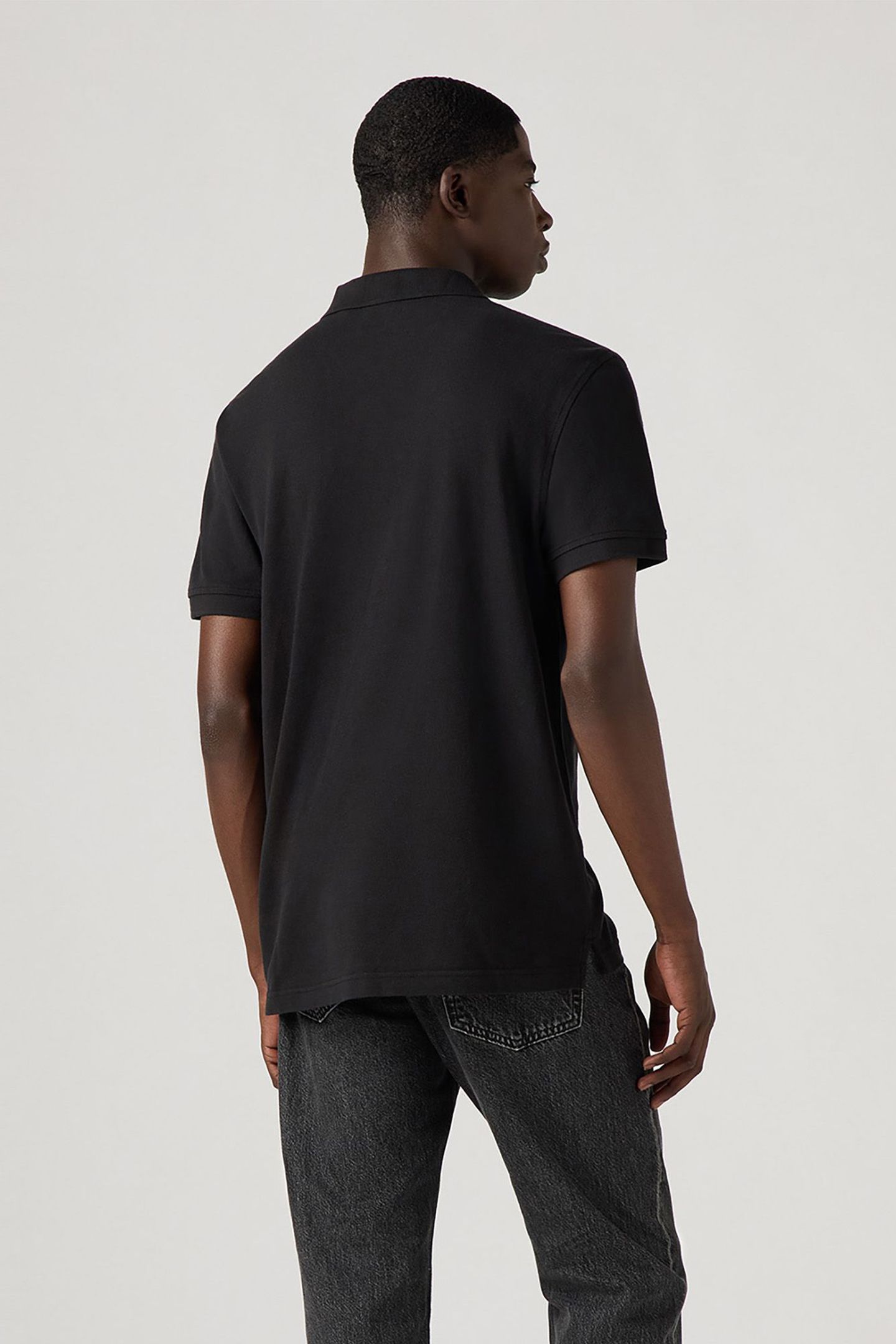HOUSEMARK POLO SHIRT BLACK 2
