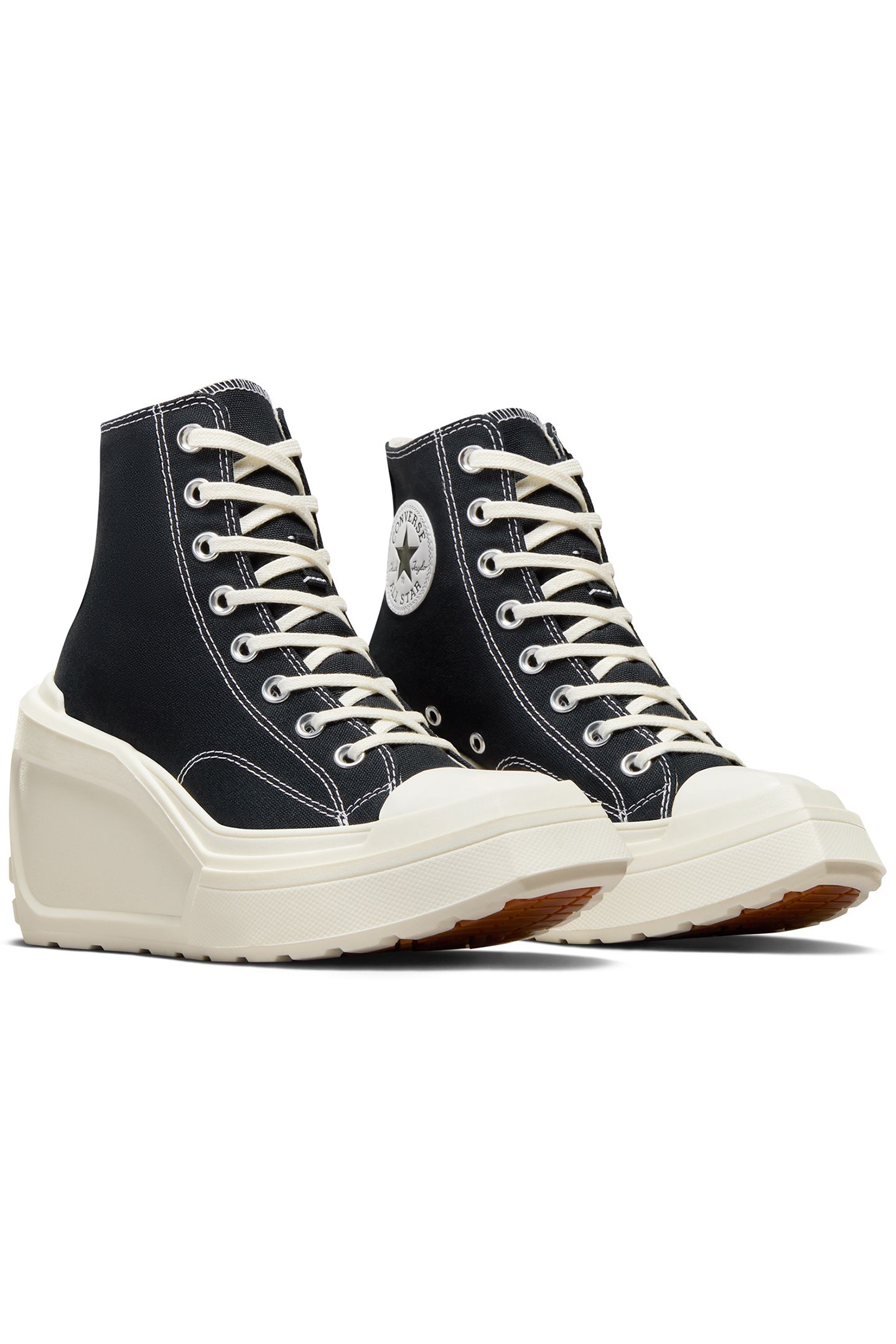 CHUCK 70 DE LUXE WEDGE BLACK/BLACK/EGRET 2